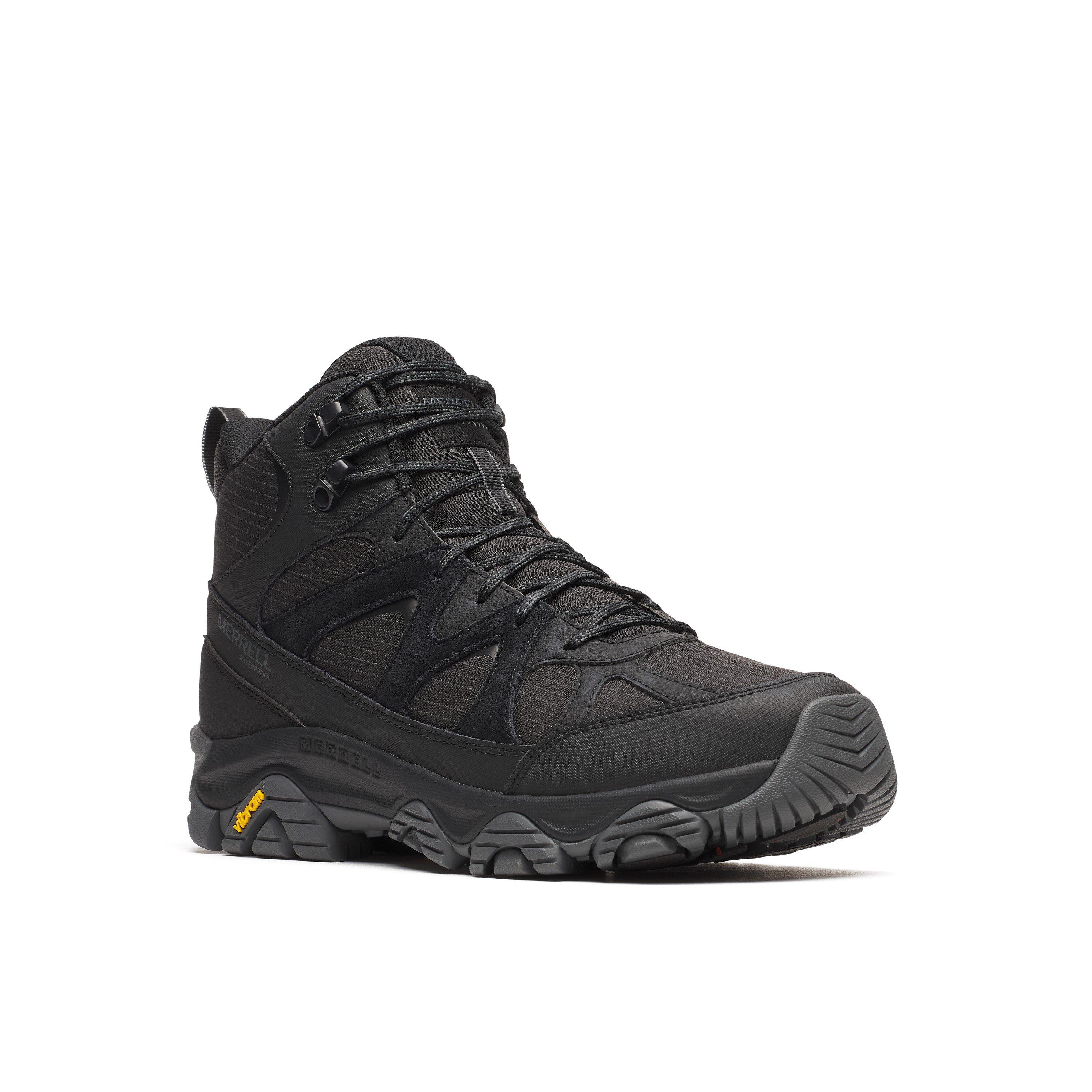Black - Merrell - Thermo Snow Grip Waterproof Boots Mens - 4