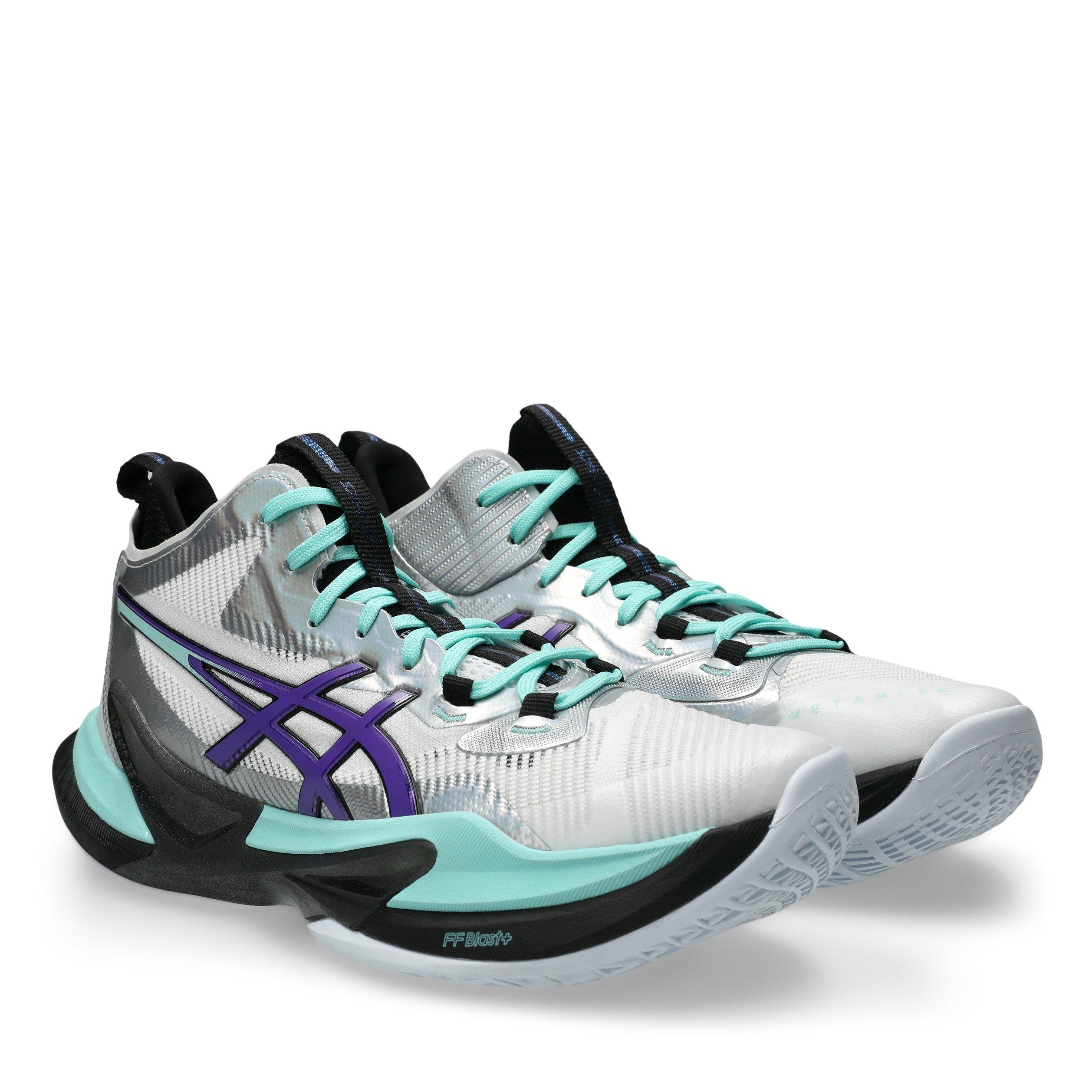 White/Rad - Asics - Men's Metarise 2 Volleyball Shoes - 4