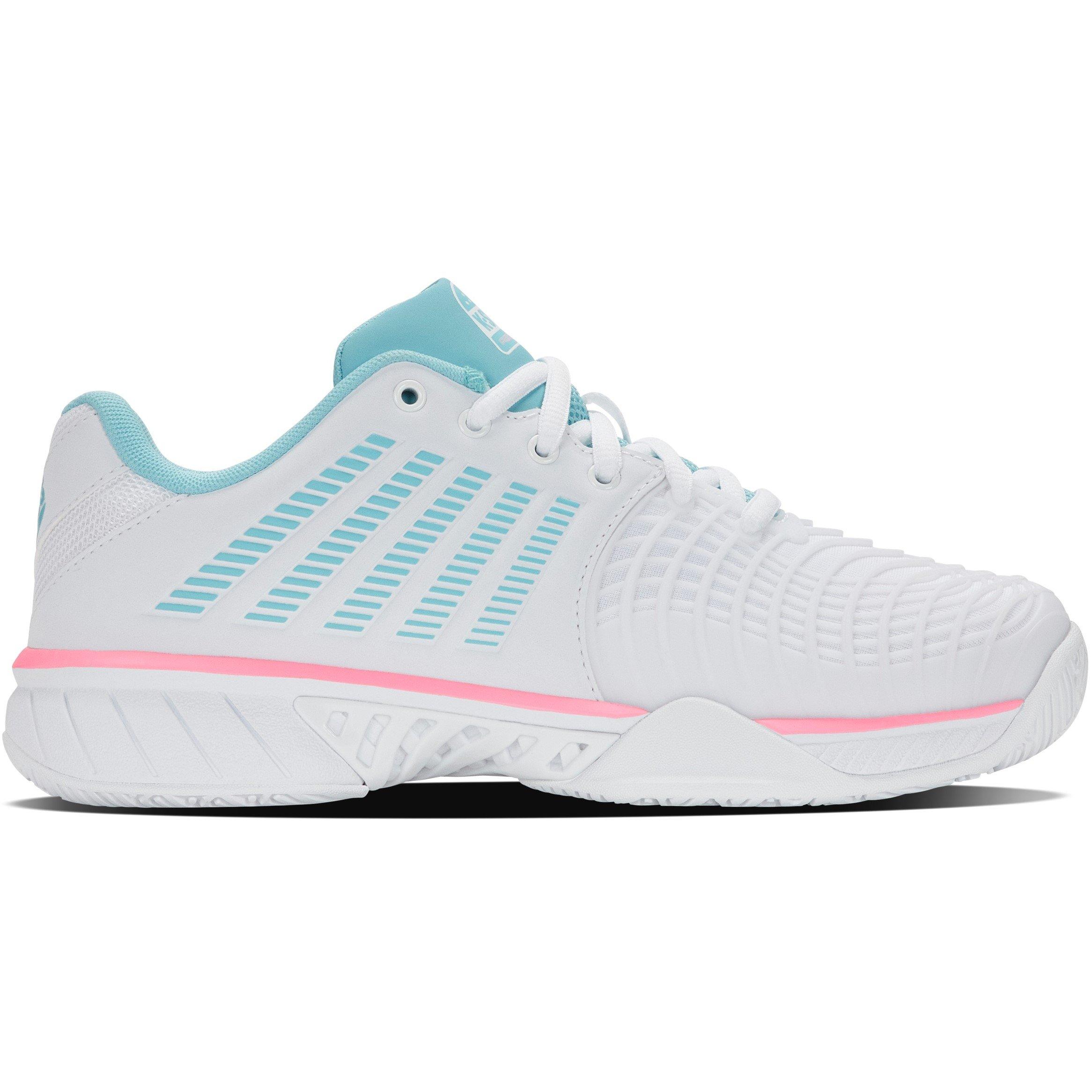 White/Neon Pink - K-Swiss - Women's Express Lite Padel Trainers - 1