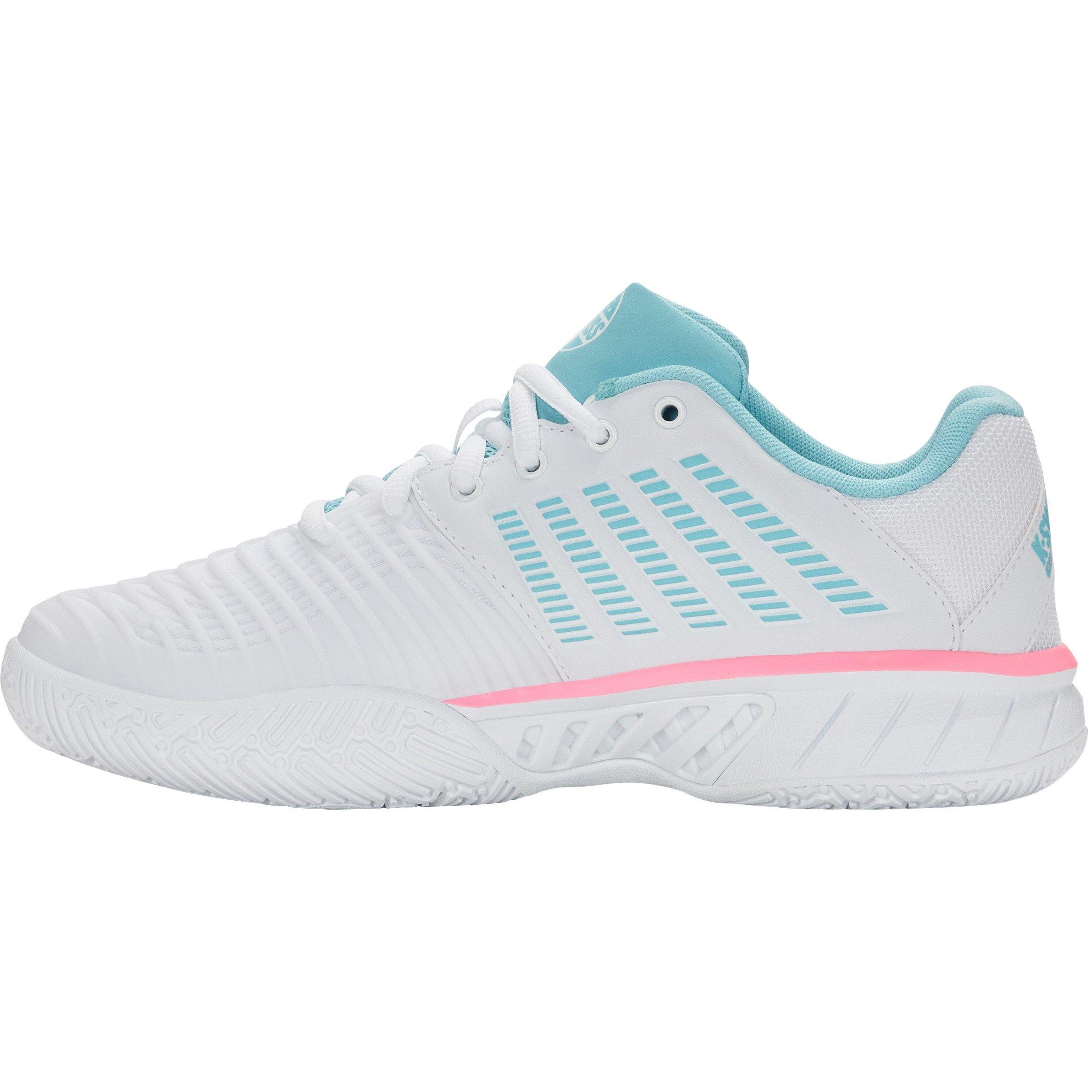 White/Neon Pink - K-Swiss - Women's Express Lite Padel Trainers - 5