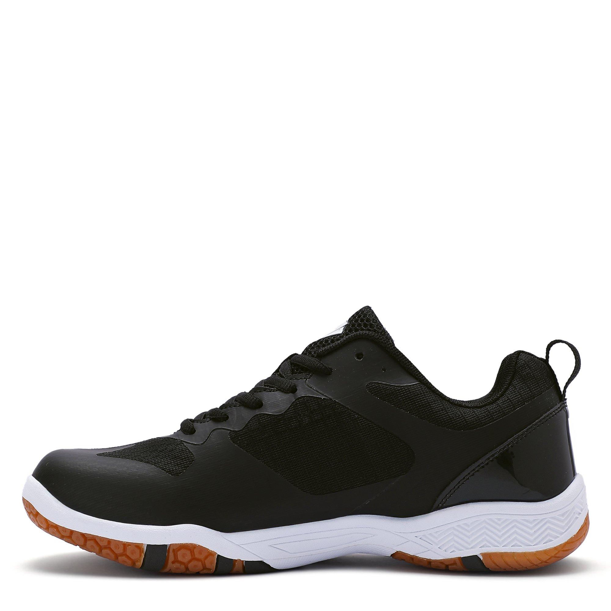BLACK - Carlton - Indoor Engineered Mesh Lace Up Badminton Trainers - 2