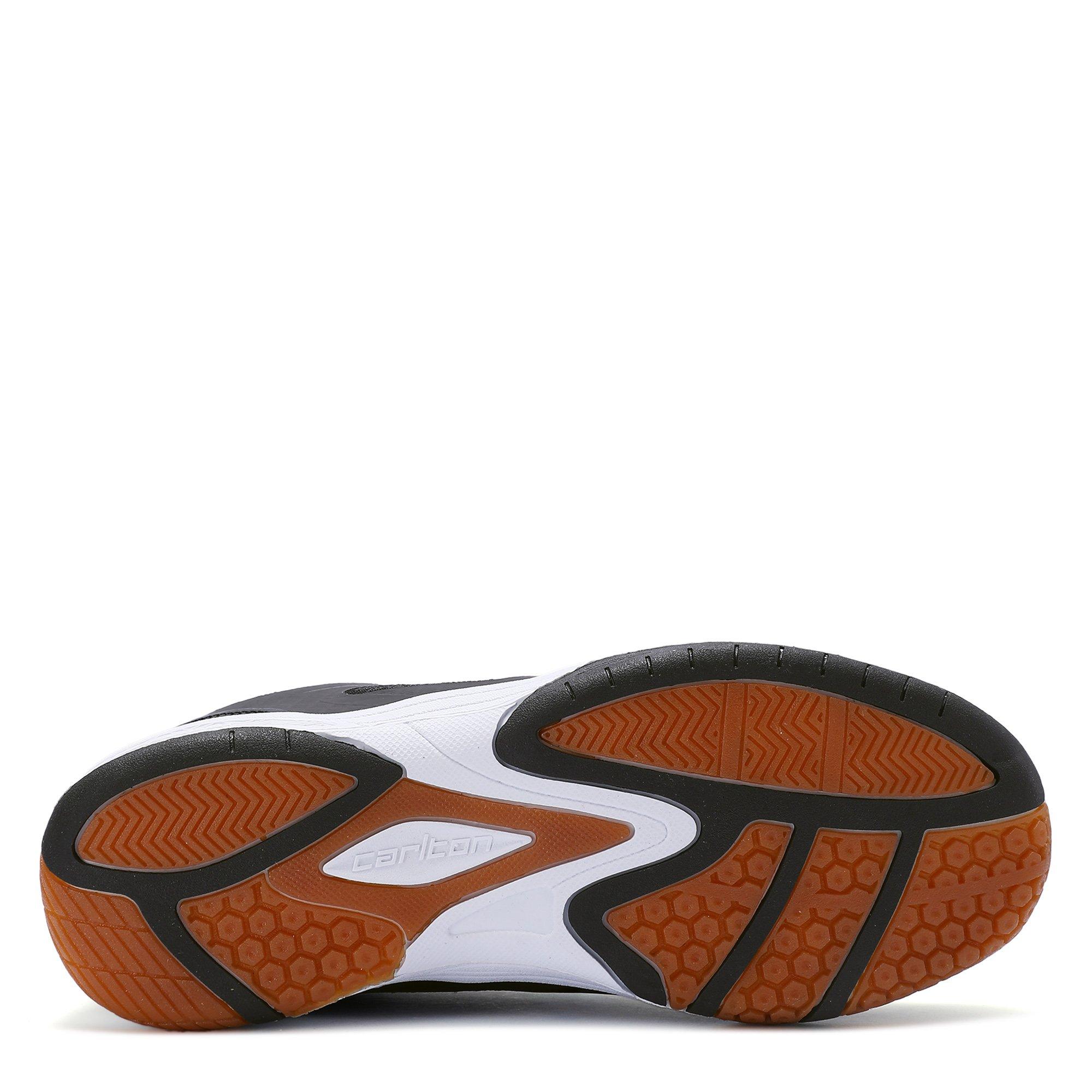 BLACK - Carlton - Indoor Engineered Mesh Lace Up Badminton Trainers - 4