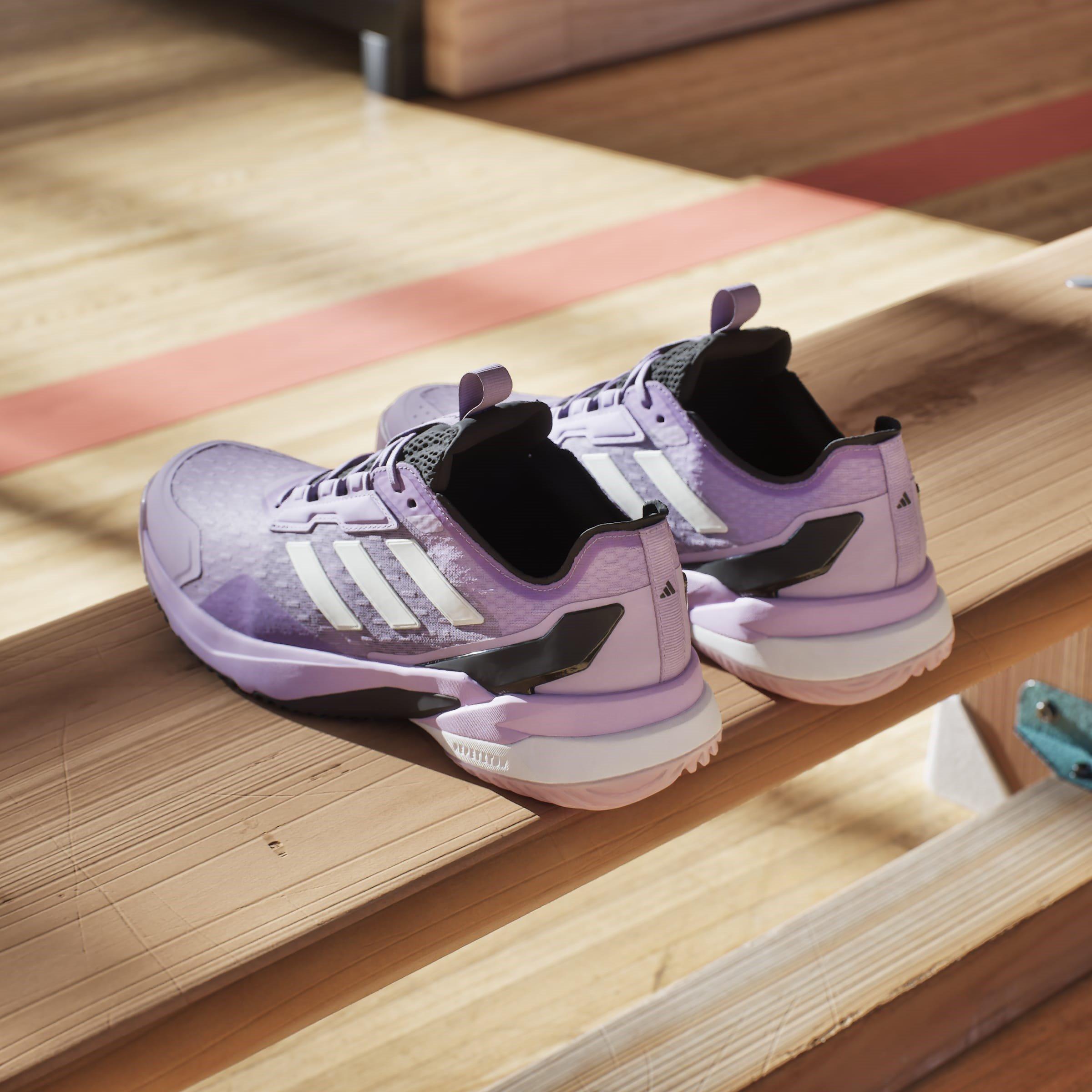 Plum/Met/Blk - adidas - Crazyflight 6 Indoor Shoes Womens - 13