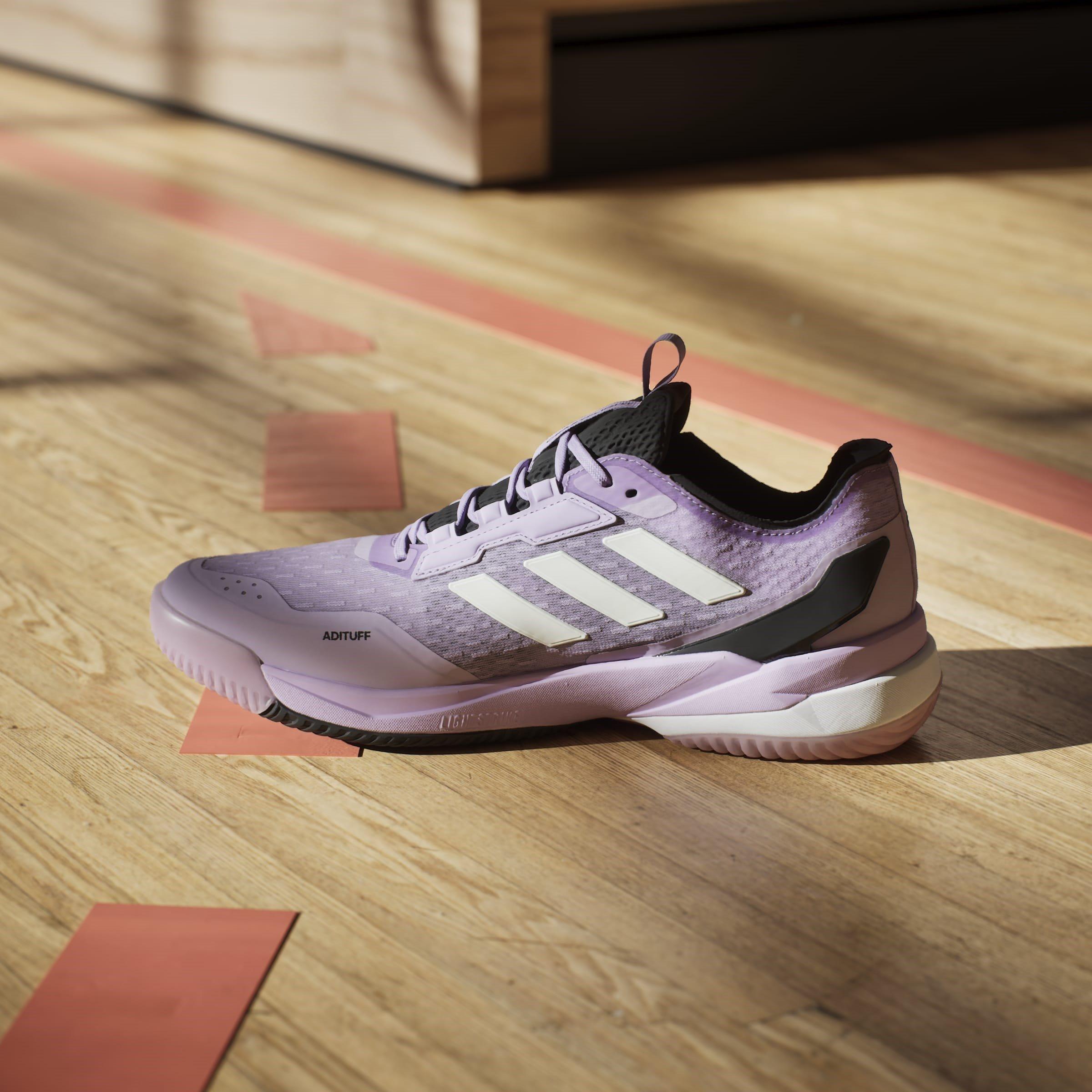 Plum/Met/Blk - adidas - Crazyflight 6 Indoor Shoes Womens - 14