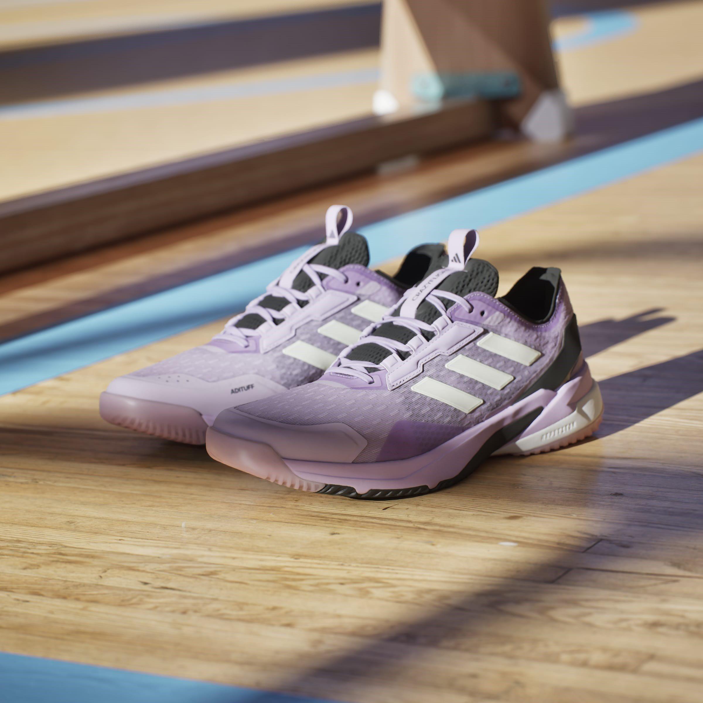 Plum/Met/Blk - adidas - Crazyflight 6 Indoor Shoes Womens - 15