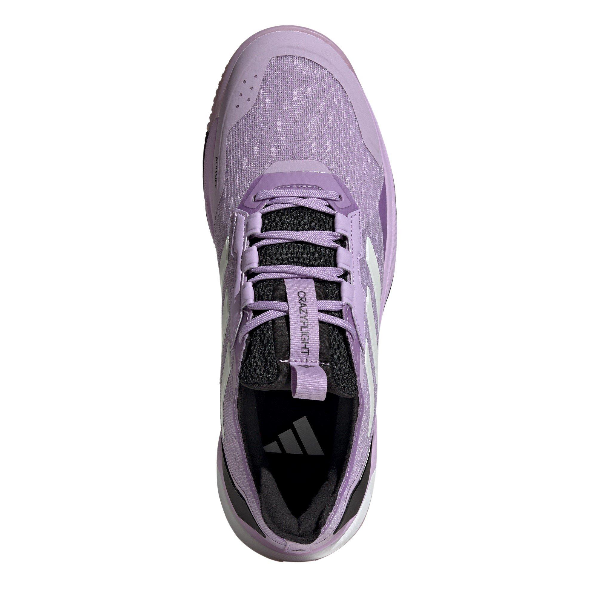 Plum/Met/Blk - adidas - Crazyflight 6 Indoor Shoes Womens - 5
