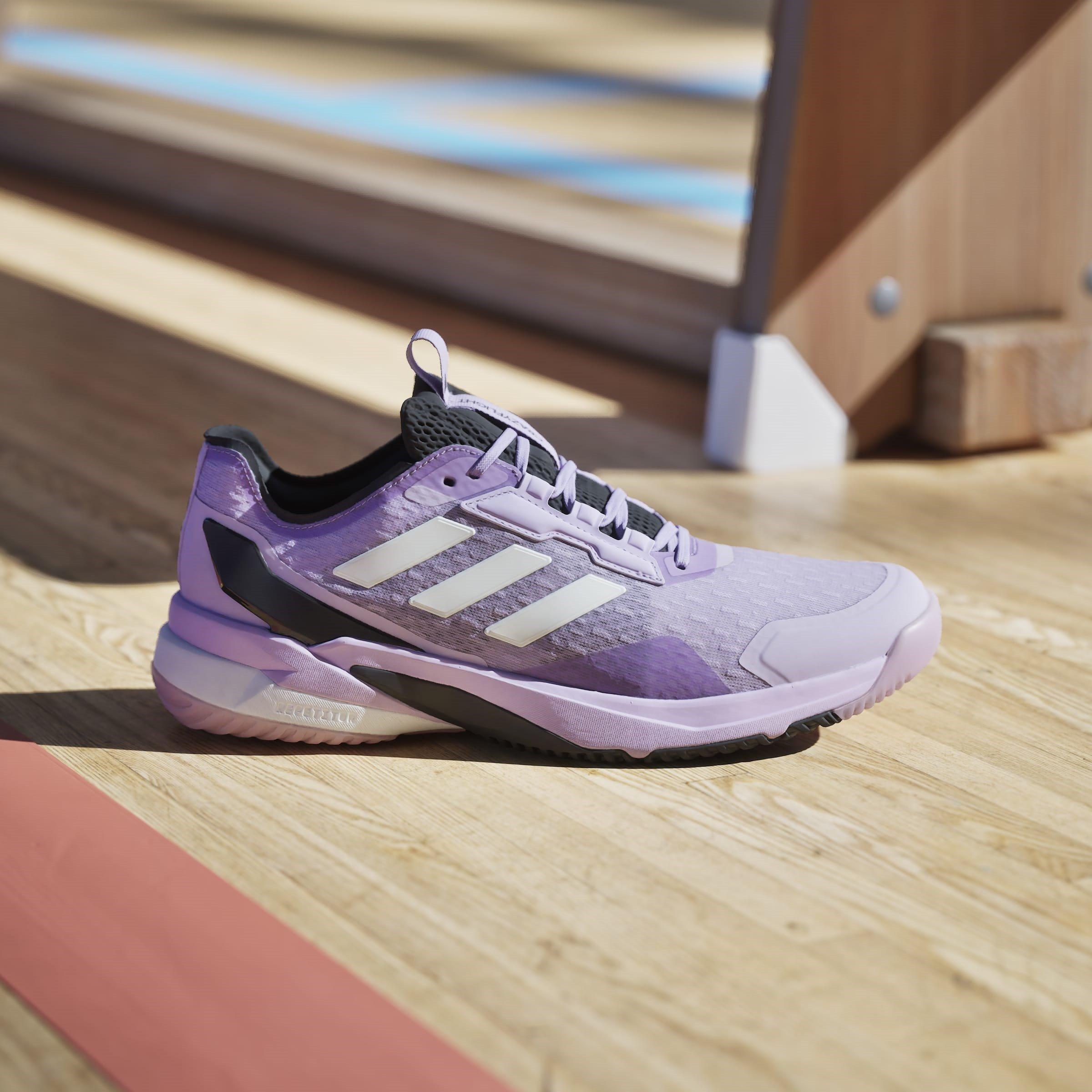 Plum/Met/Blk - adidas - Crazyflight 6 Indoor Shoes Womens - 10