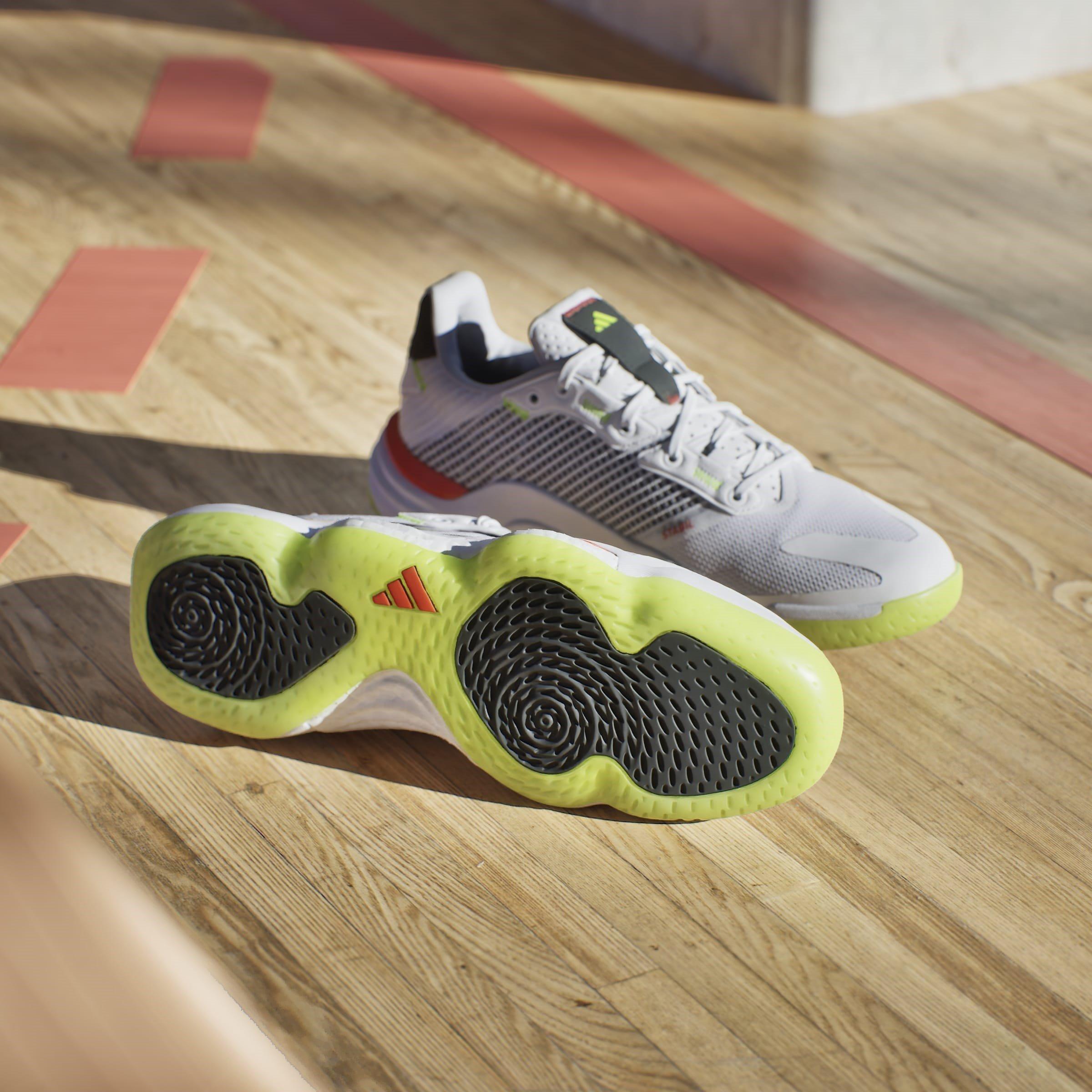 Wht/Arra/Plm - adidas - Stabil 16 Indoor Shoes Mens - 11