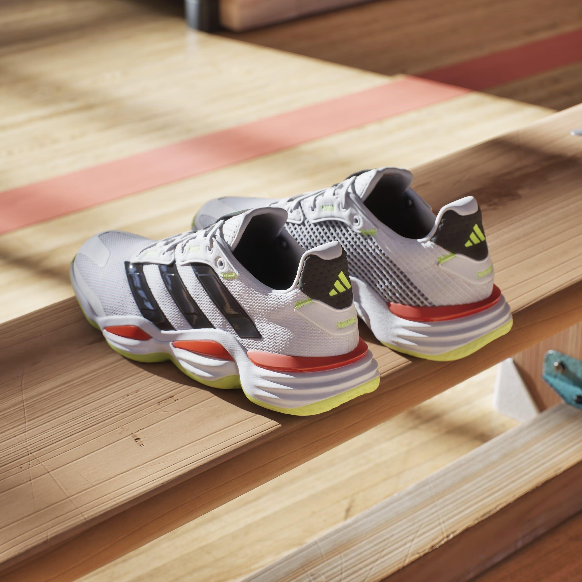 Wht/Arra/Plm - adidas - Stabil 16 Indoor Shoes Mens - 13