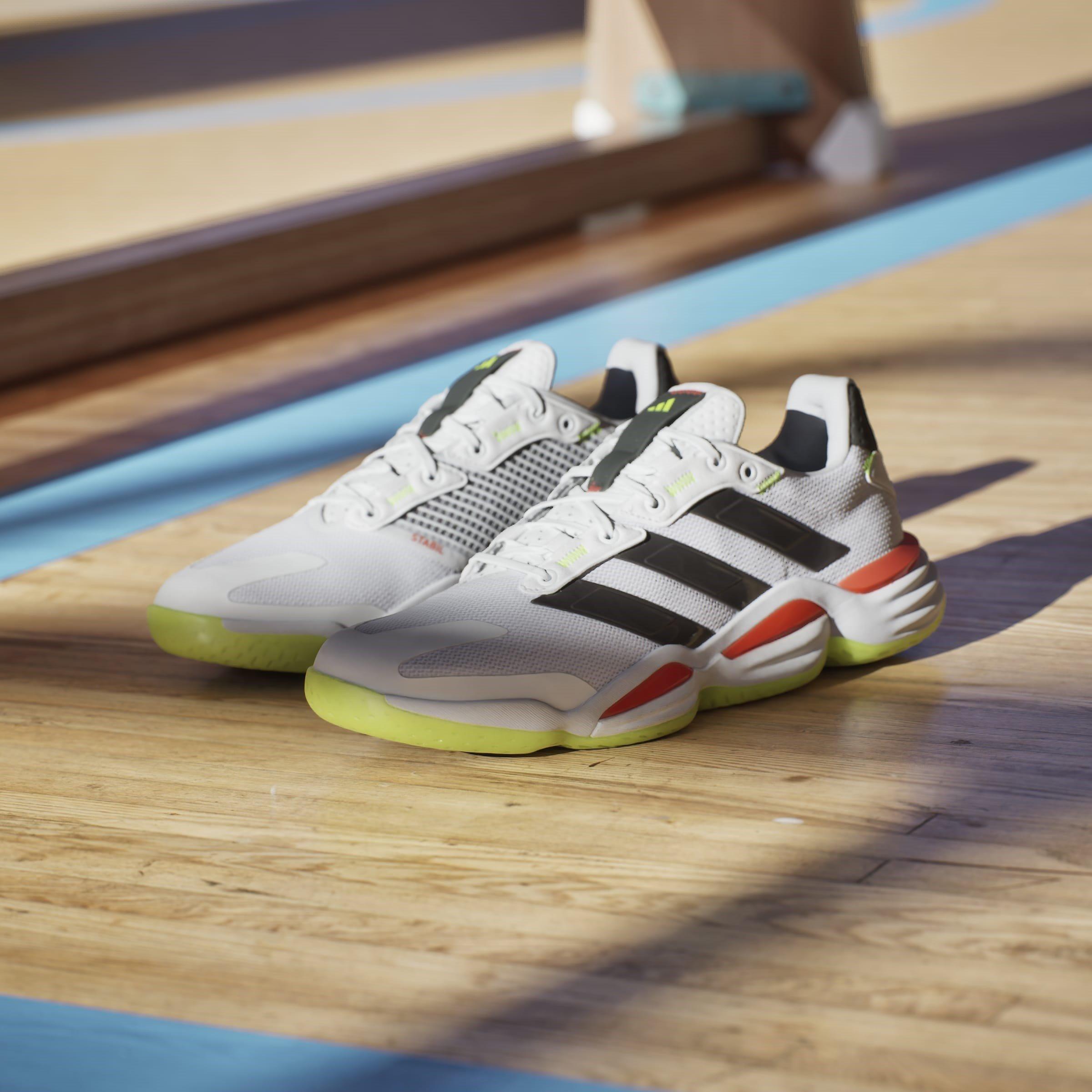 Wht/Arra/Plm - adidas - Stabil 16 Indoor Shoes Mens - 15