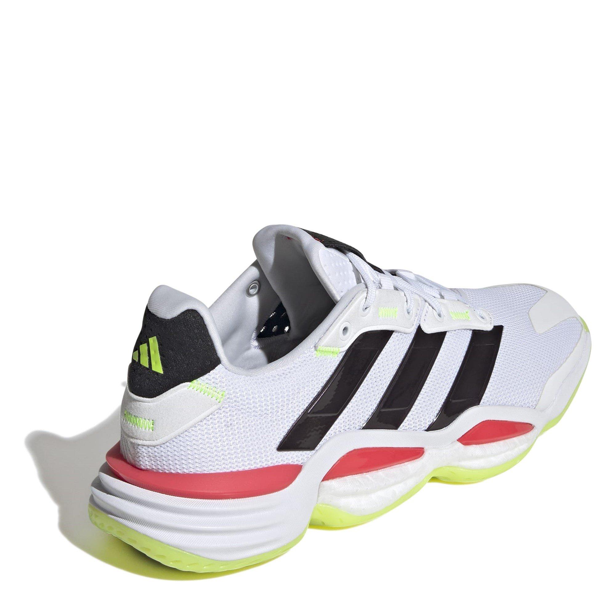 Wht/Arra/Plm - adidas - Stabil 16 Indoor Shoes Mens - 4
