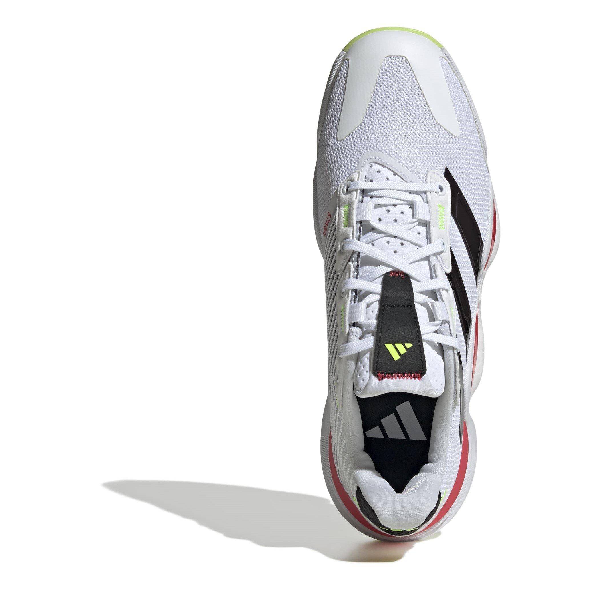 Wht/Arra/Plm - adidas - Stabil 16 Indoor Shoes Mens - 5