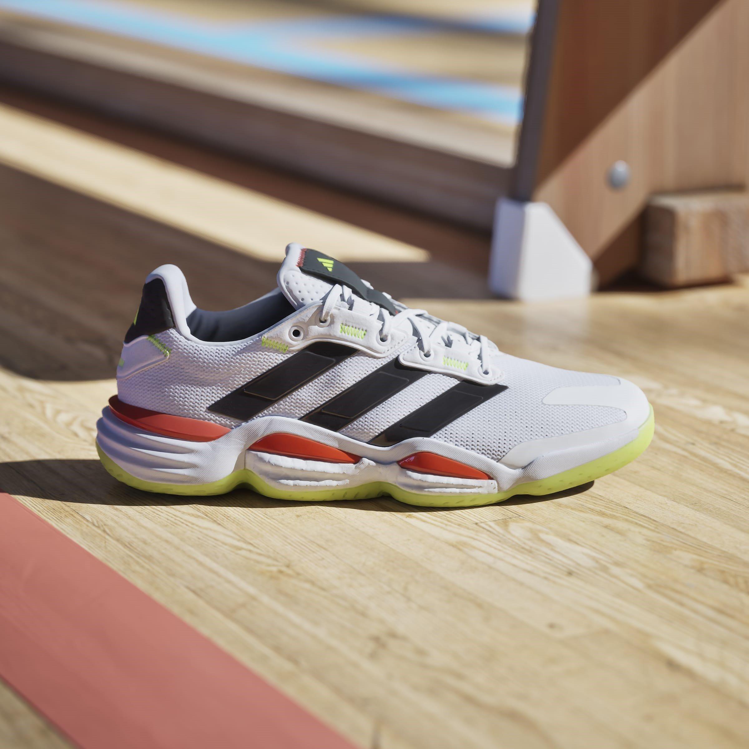 Wht/Arra/Plm - adidas - Stabil 16 Indoor Shoes Mens - 10