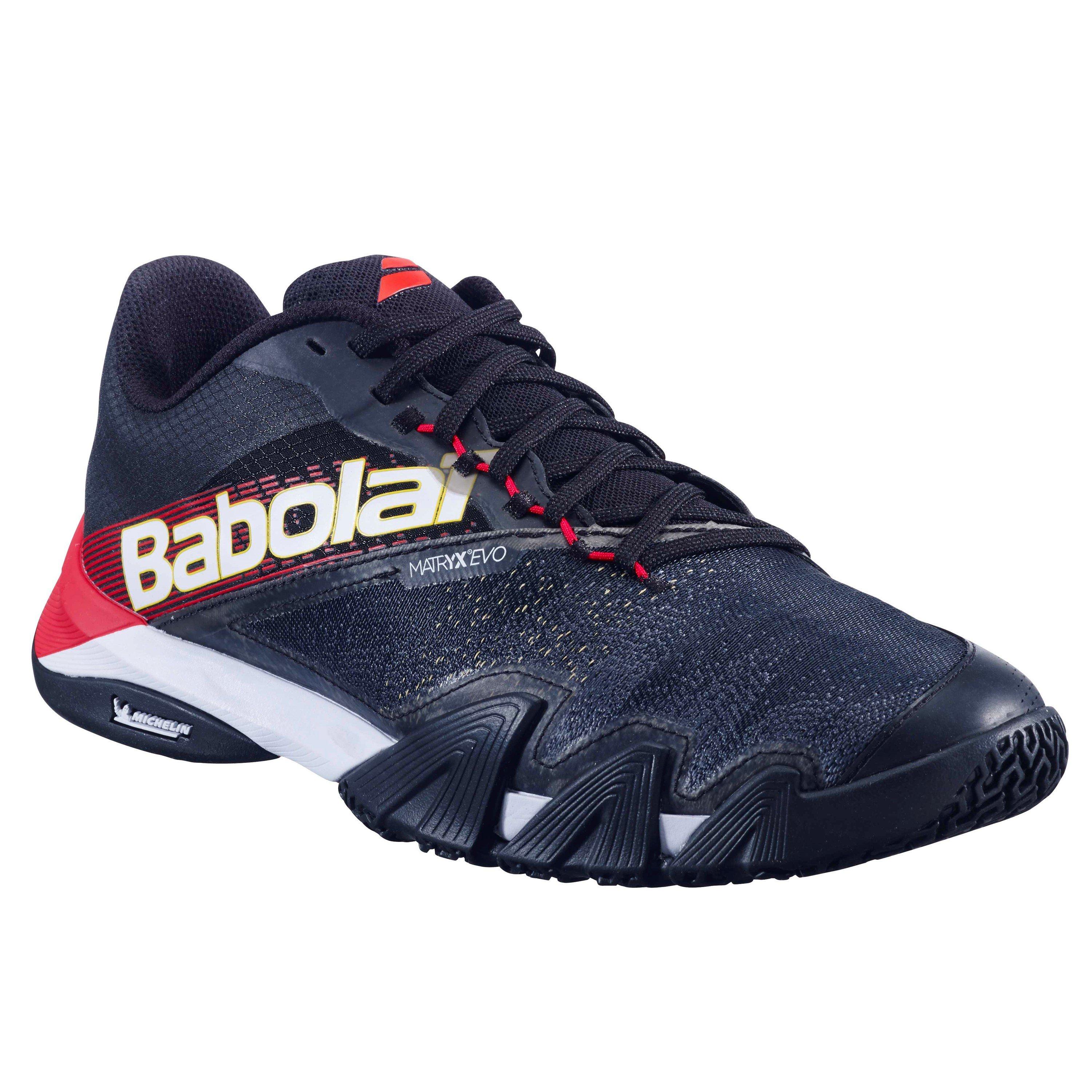 Black/Red - Babolat - Jet Padel Trainers - 4