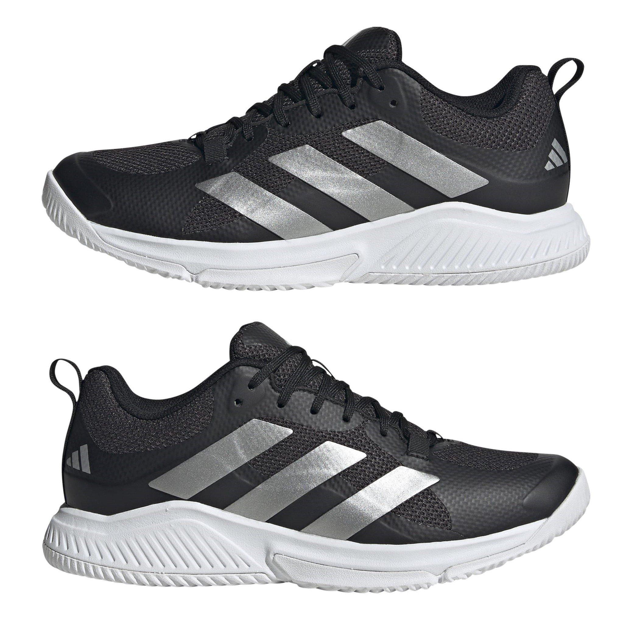 Core Black - adidas - Court Team Bounce 2.0 Shoes Womens - 9