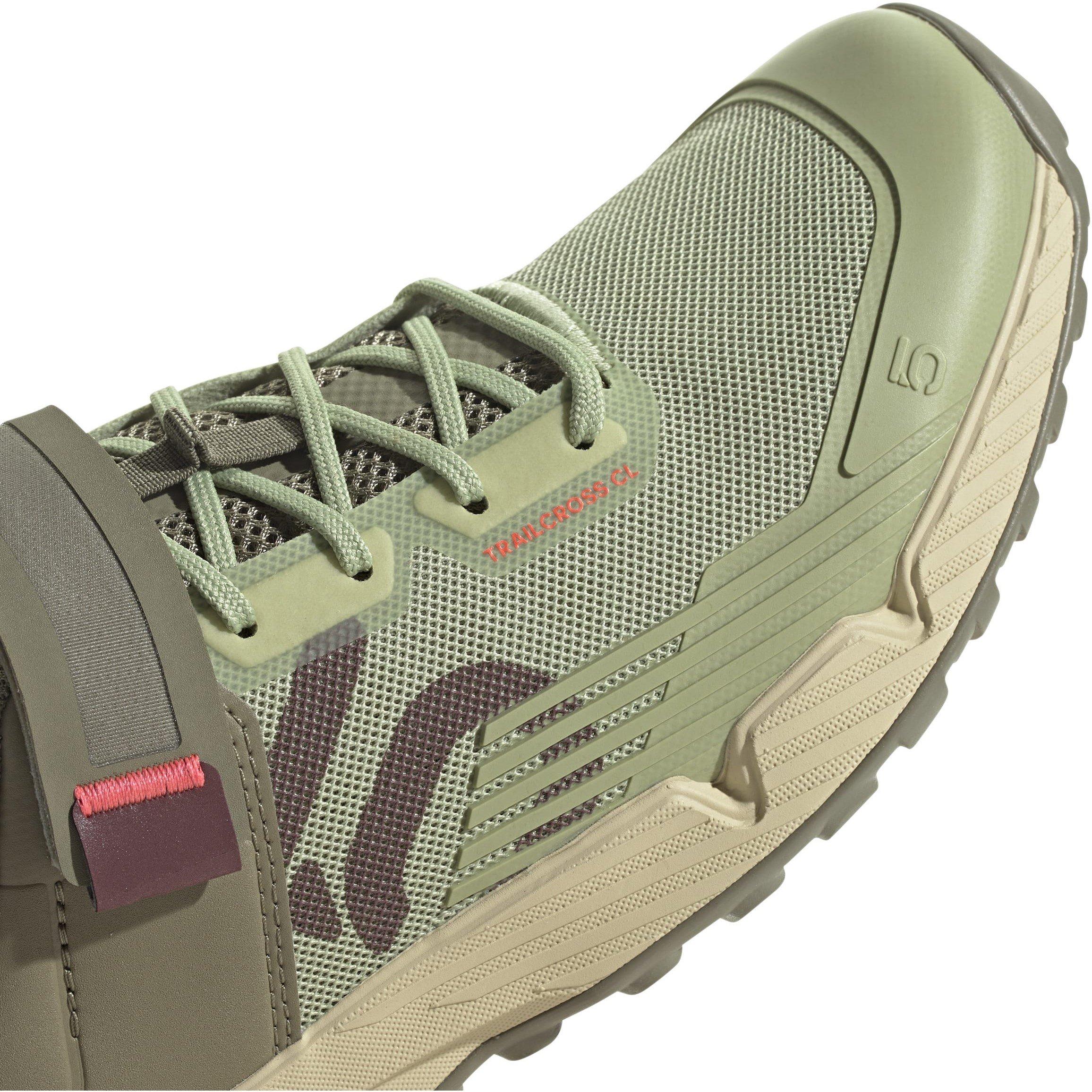 Quiet Crimson - Five Ten - Trailcross Clip-In Mountain Biking Shoes Women's - 9