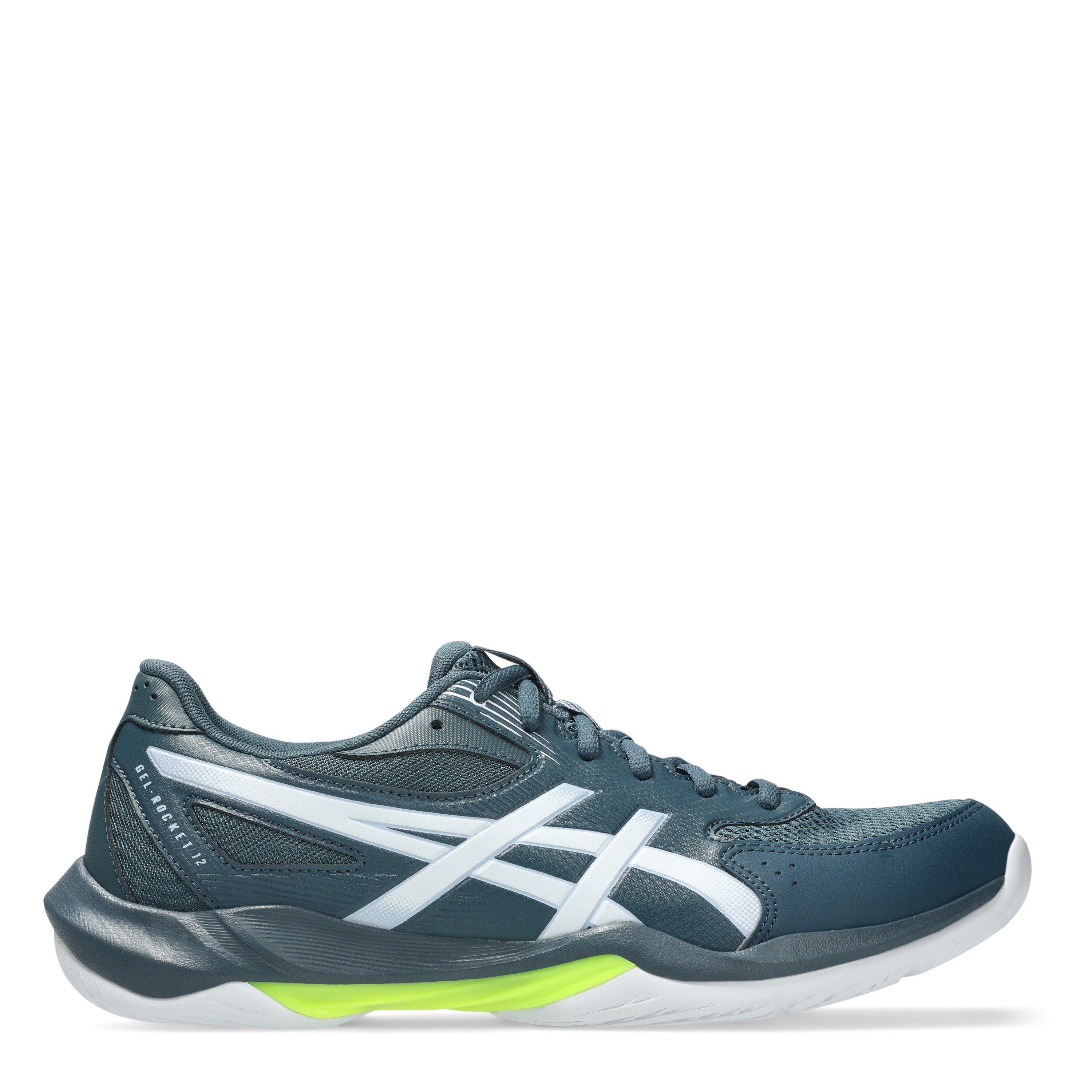 Indigo/Blanc - Asics - Men's Rocket 12 Handball Trainers - 1