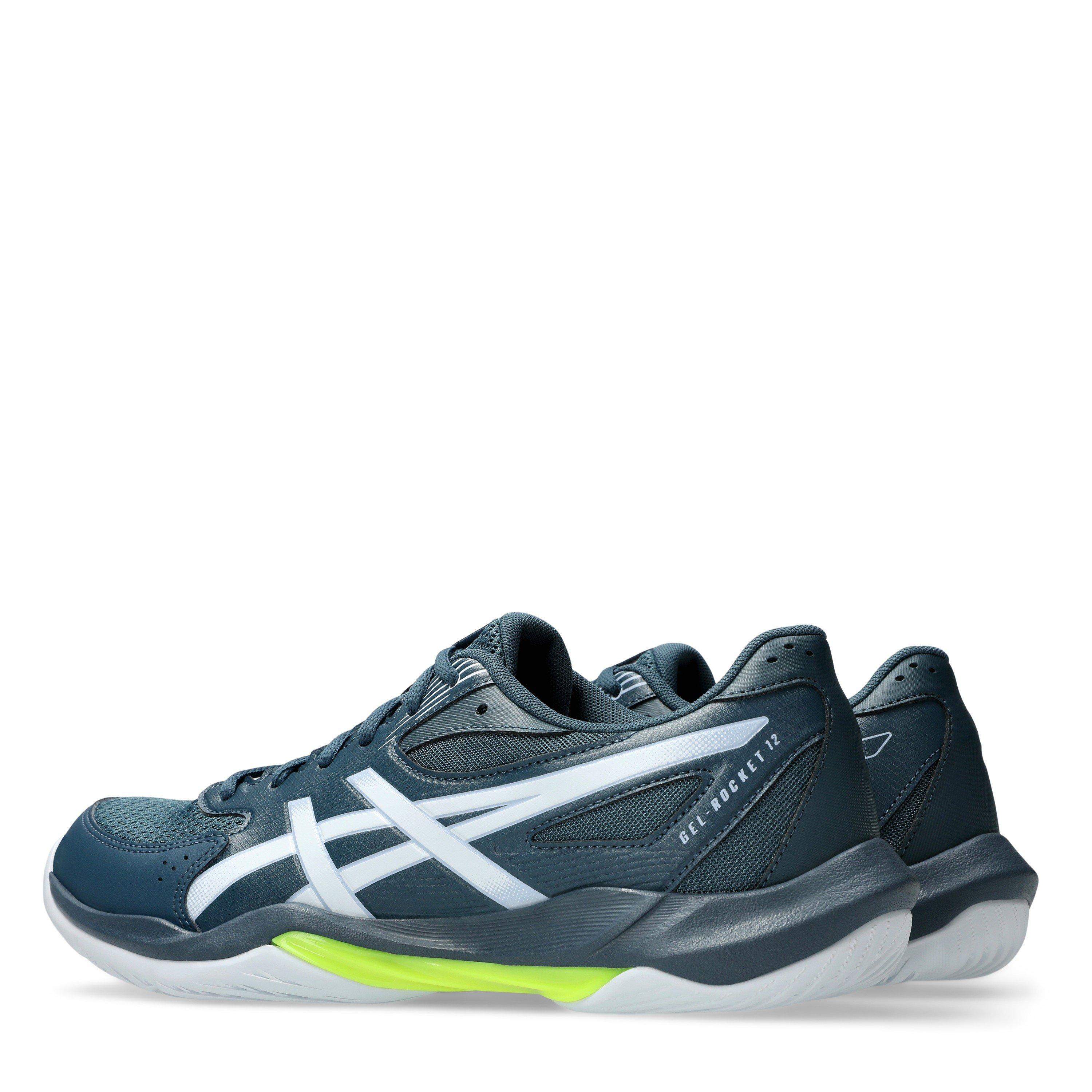 Indigo/Blanc - Asics - Men's Rocket 12 Handball Trainers - 5