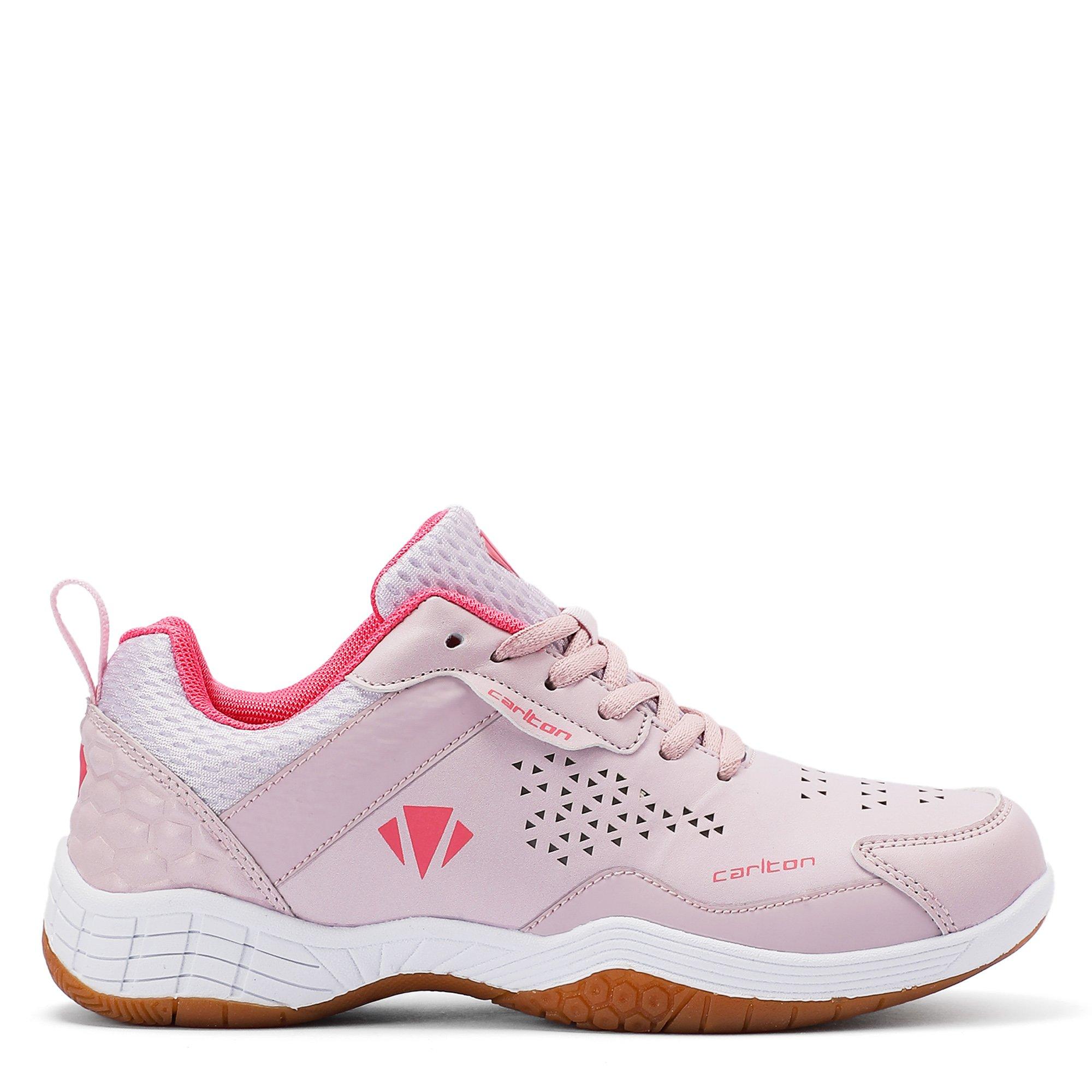 PINK - Carlton - Indoor Lace Up Badminton Trainers - 1