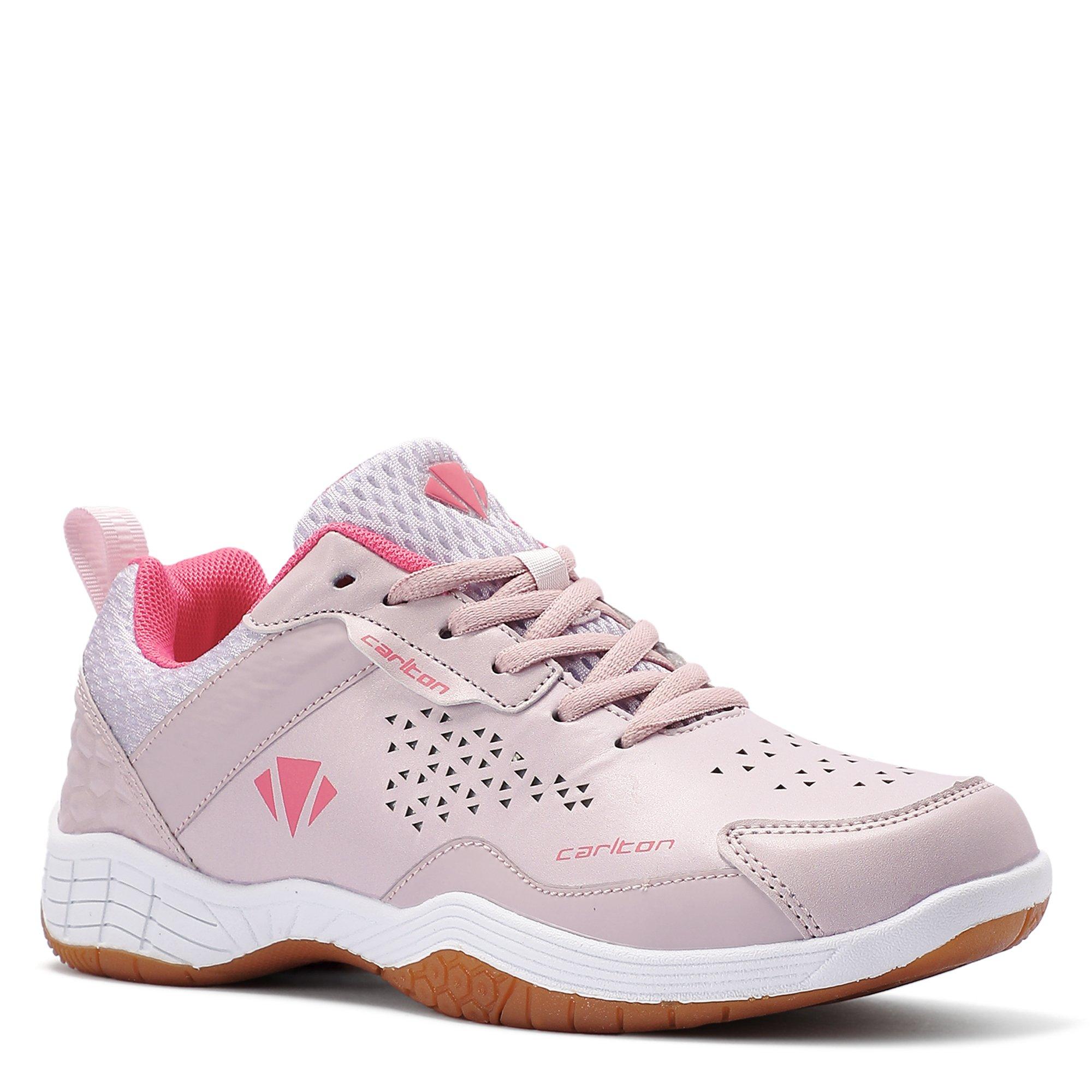 PINK - Carlton - Indoor Lace Up Badminton Trainers - 5