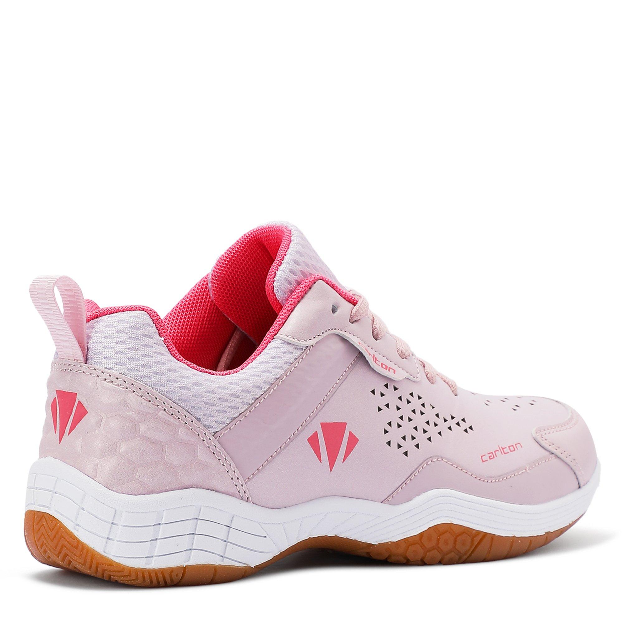 PINK - Carlton - Indoor Lace Up Badminton Trainers - 6