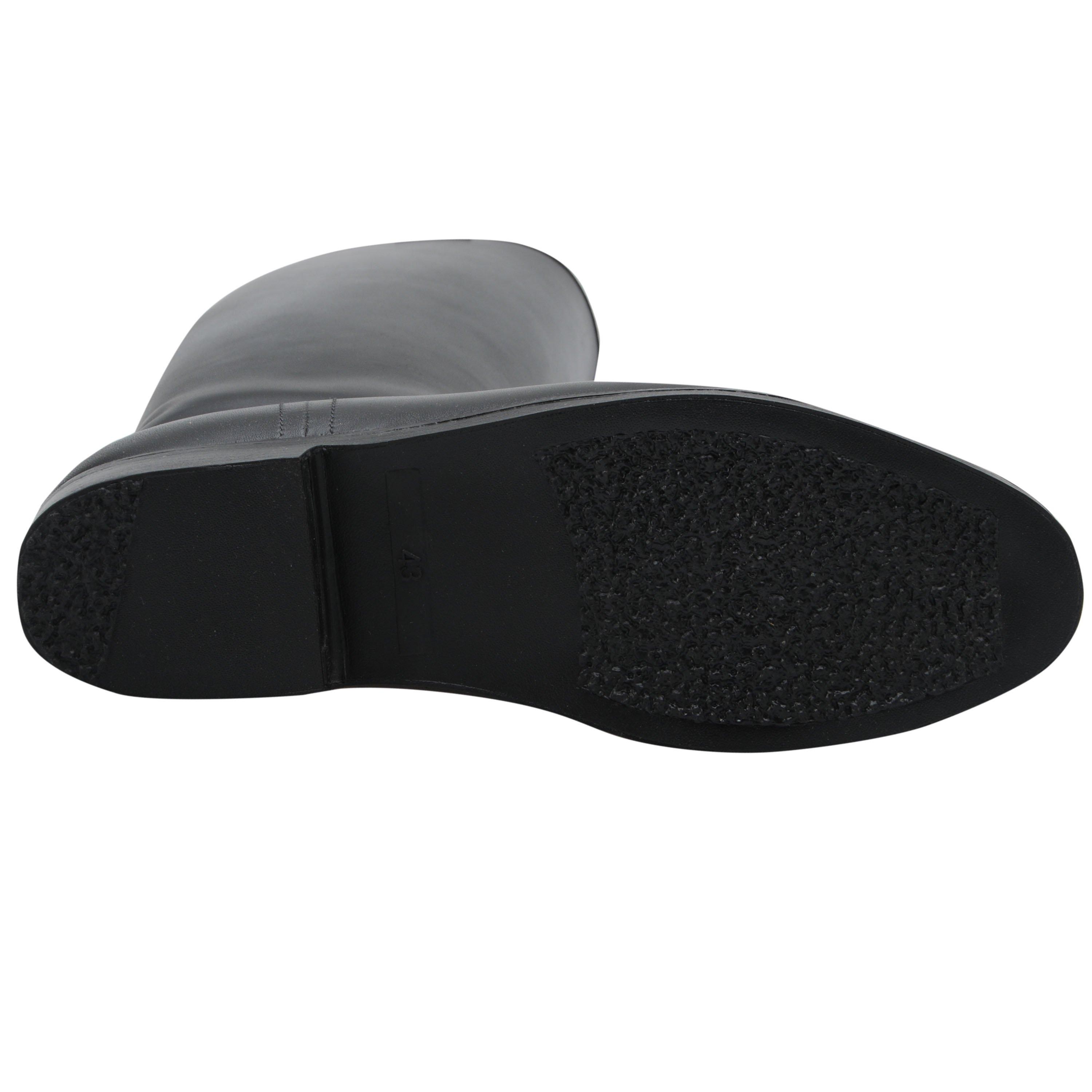 Noir - Shires - Mens Long Rubber Riding Boots - 2