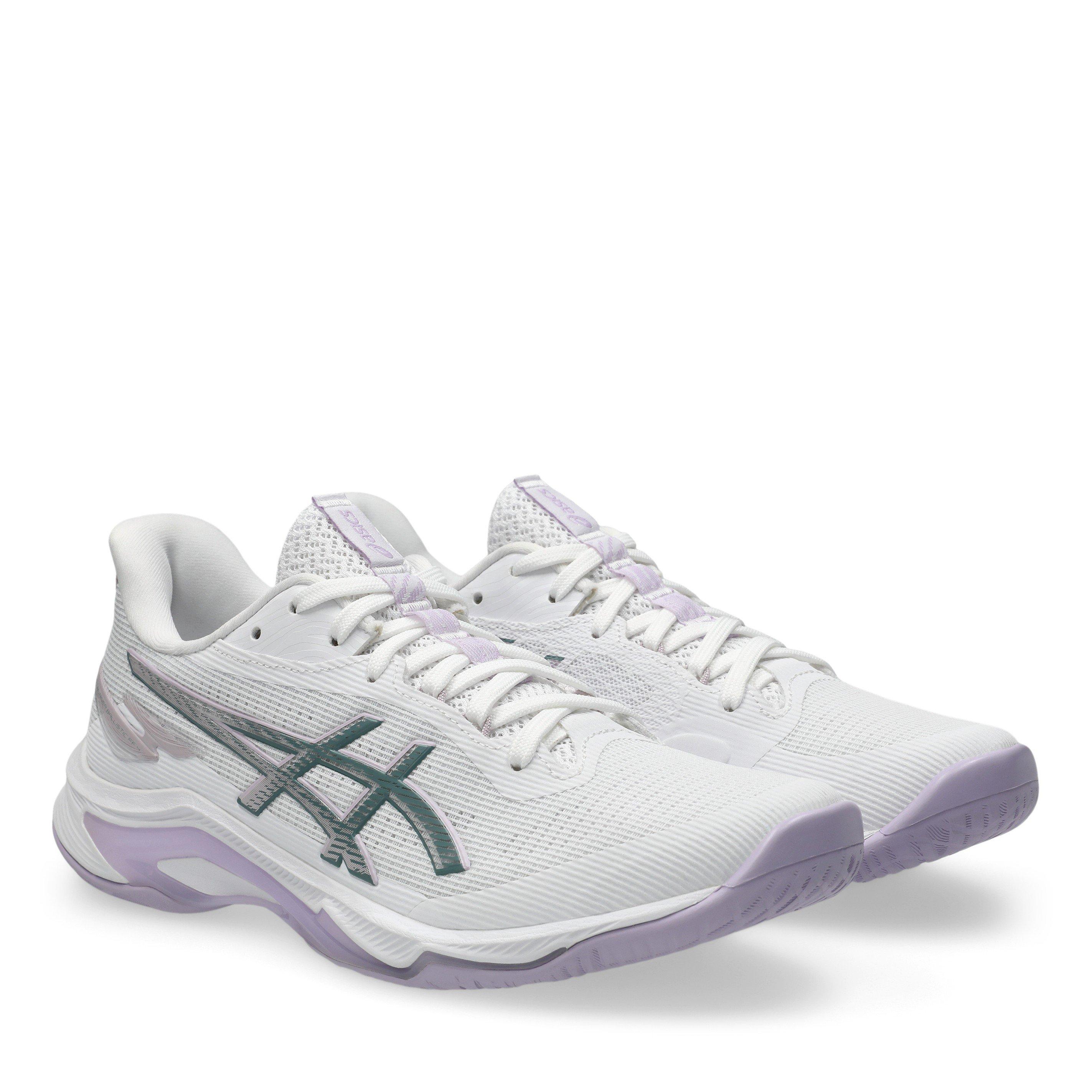 White/Dal - Asics - Women's Netball Shoes - 4
