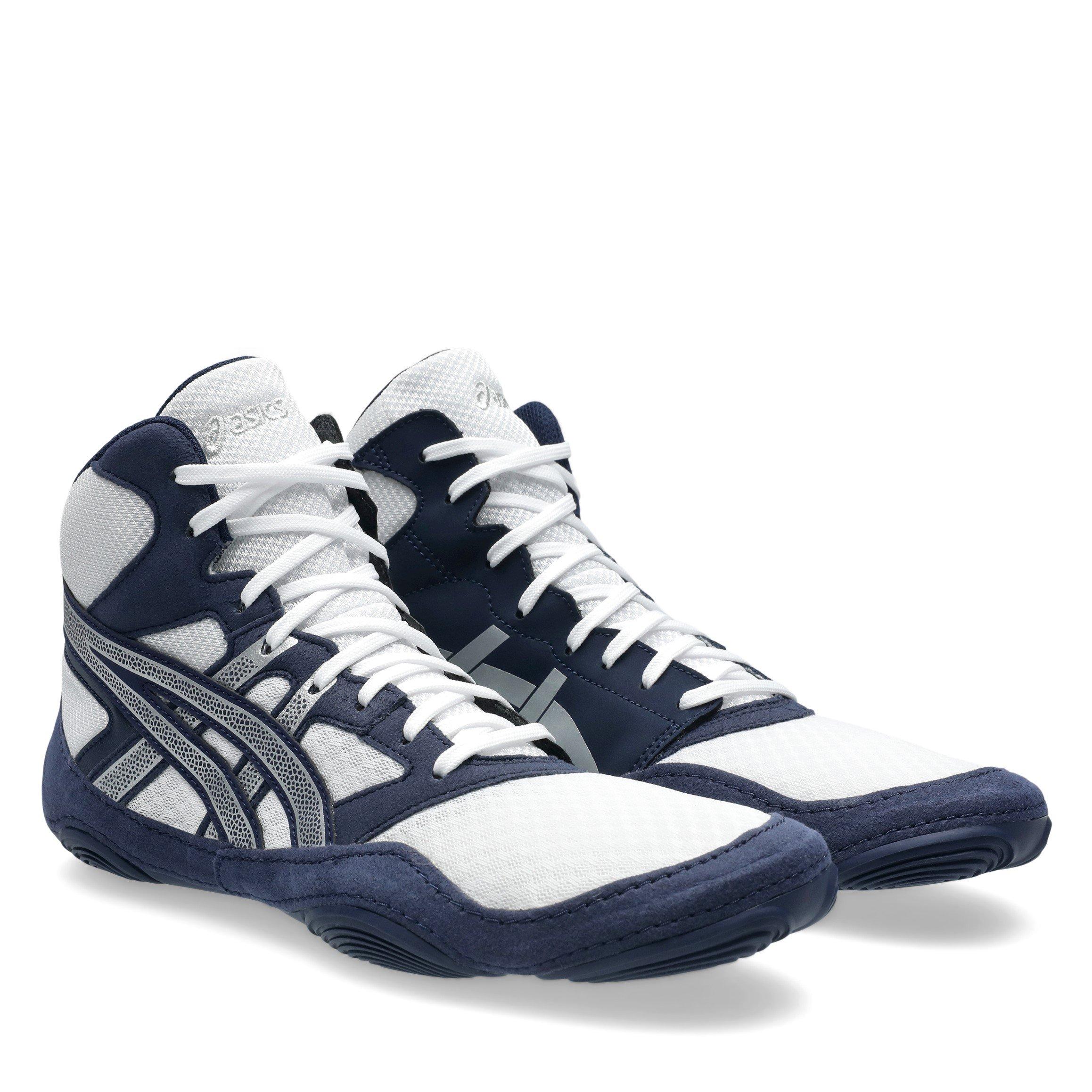 Midnight/Silver - Asics - Snapdown 4 Wrestling Shoes Unisex Adults - 4