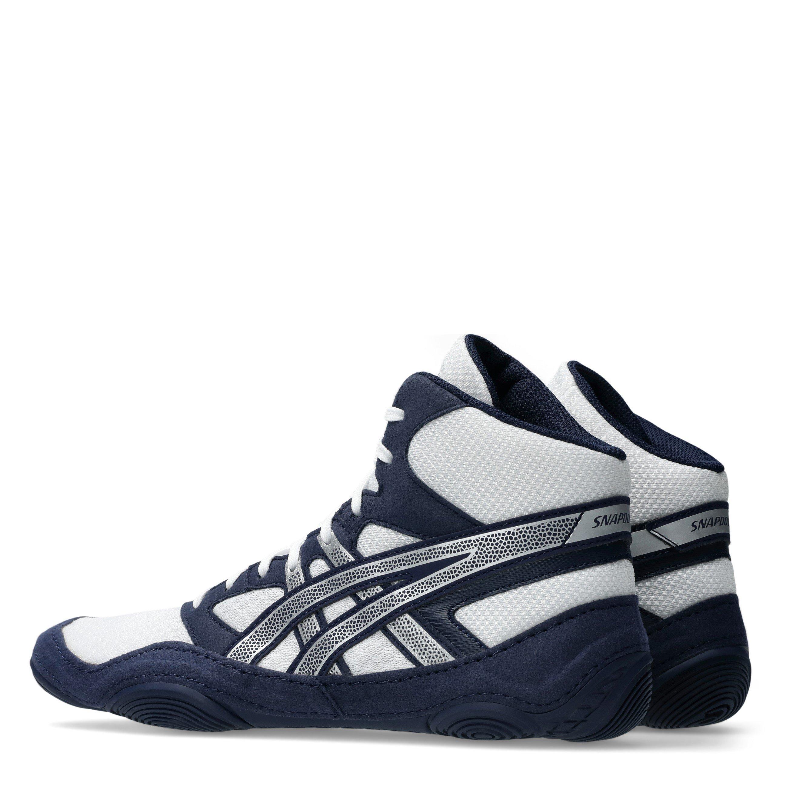 Midnight/Silver - Asics - Snapdown 4 Wrestling Shoes Unisex Adults - 5