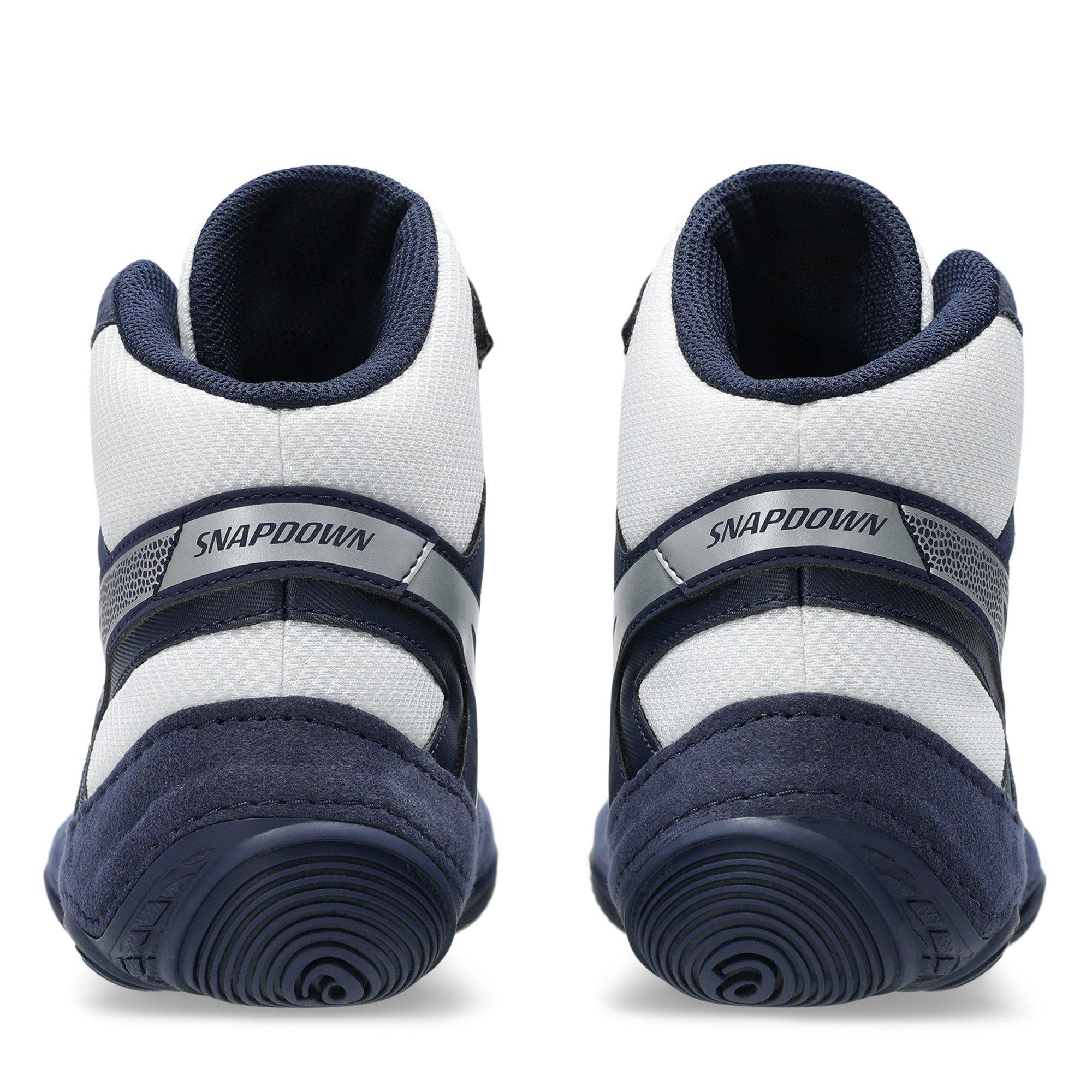 Midnight/Silver - Asics - Snapdown 4 Wrestling Shoes Unisex Adults - 7