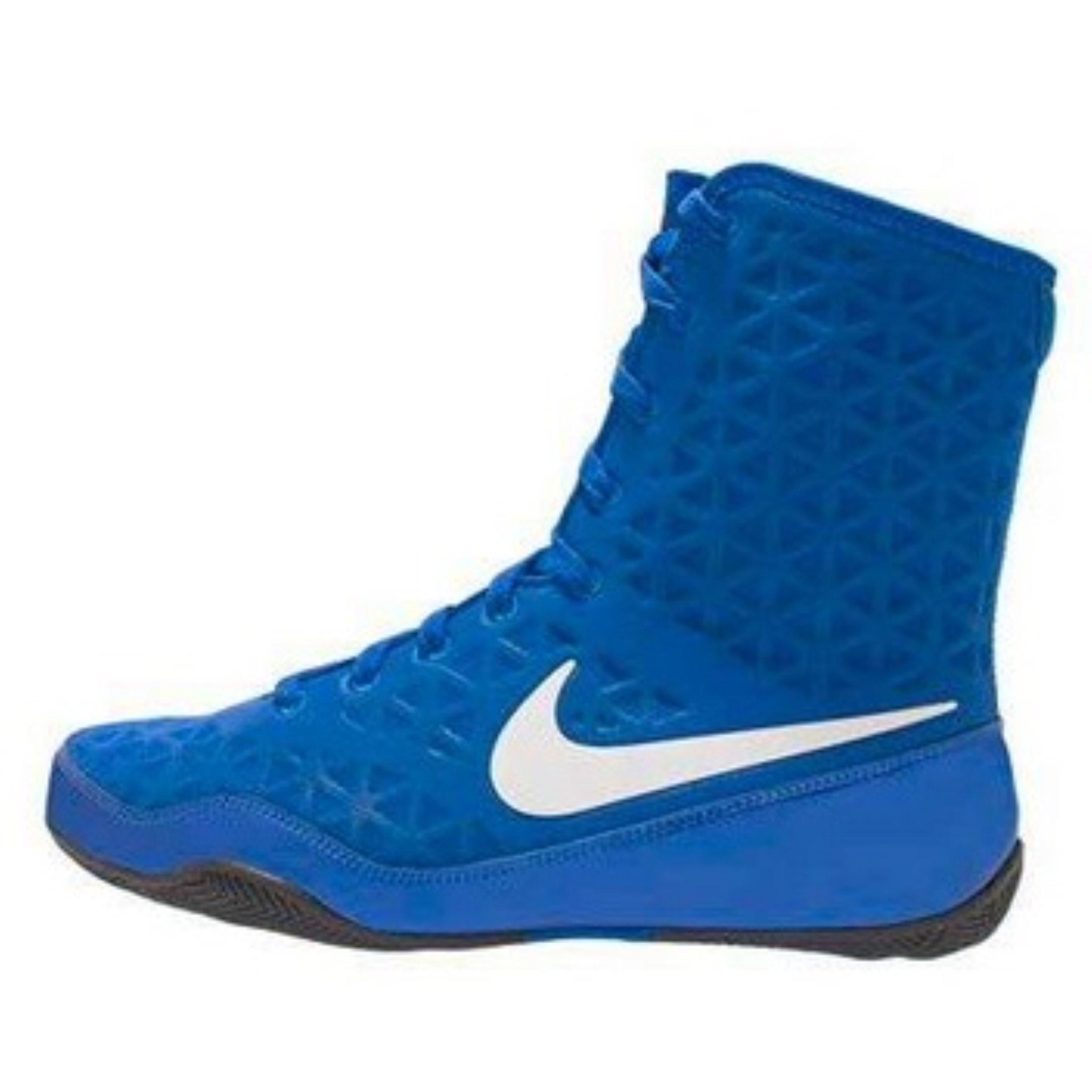Blue/Wht - Nike - Unisex Adults Mid Cut Boxing Boots