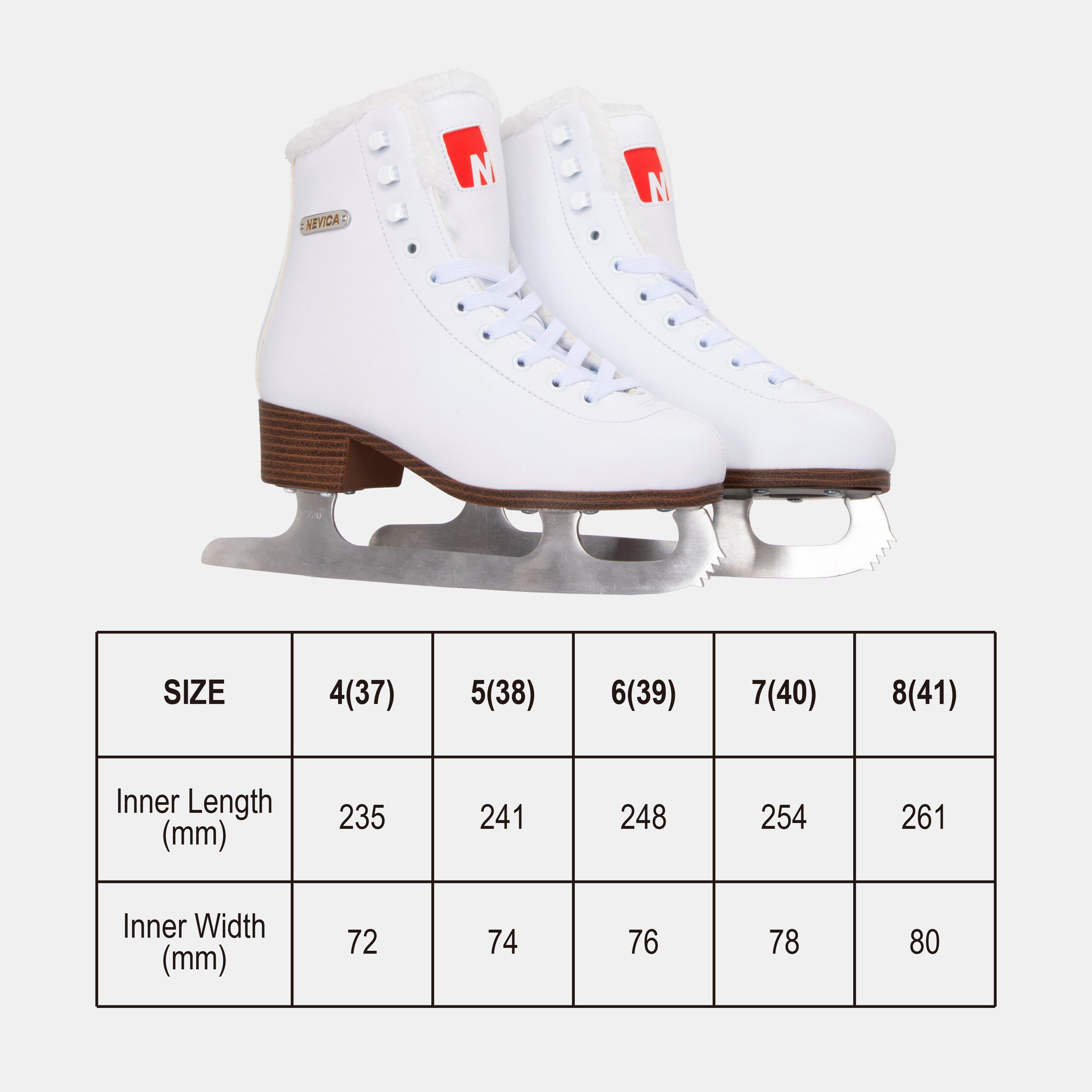 White - Nevica - Ice Skate Womens - 7