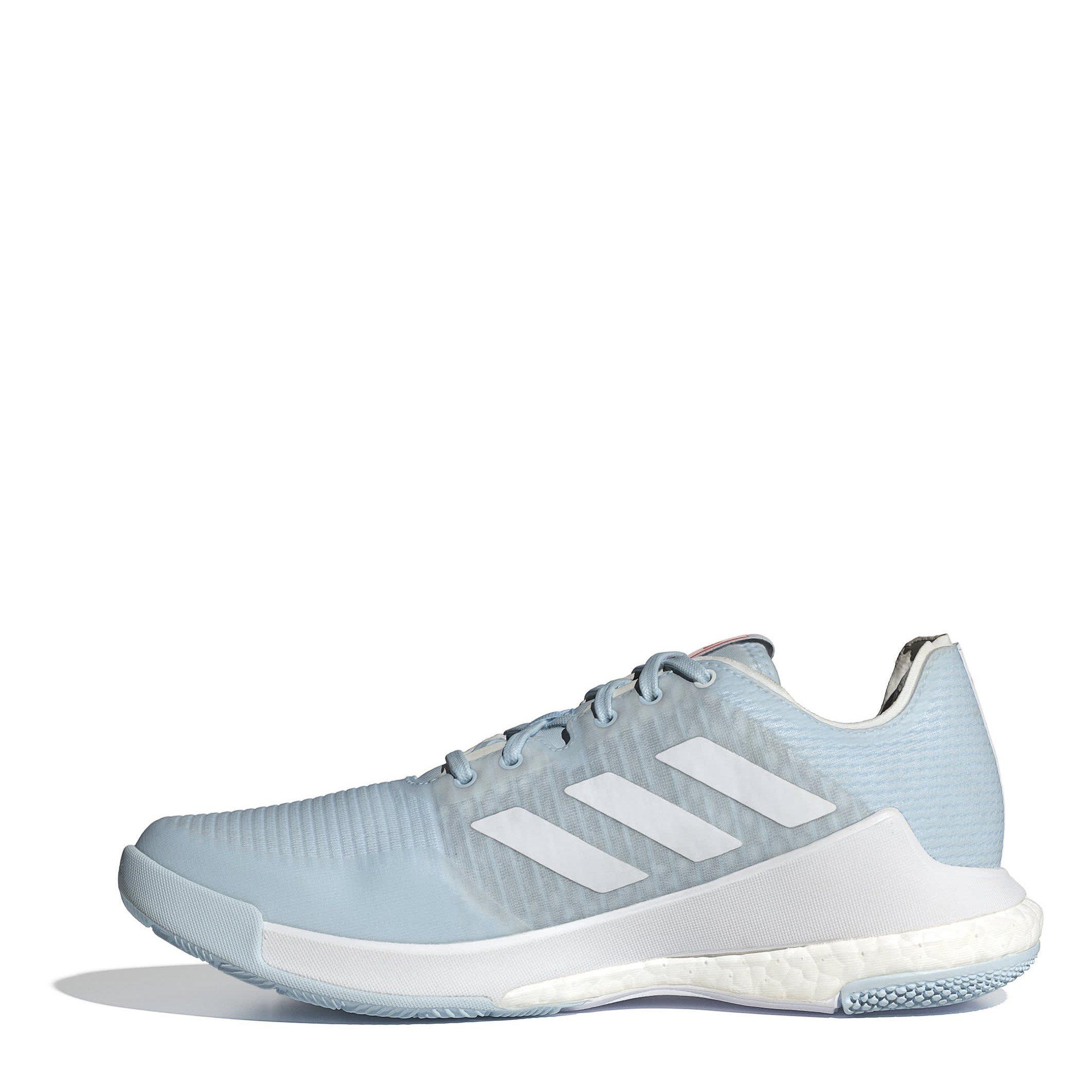 Blue/White - adidas - Crazyflight Womens Court Shoes - 2