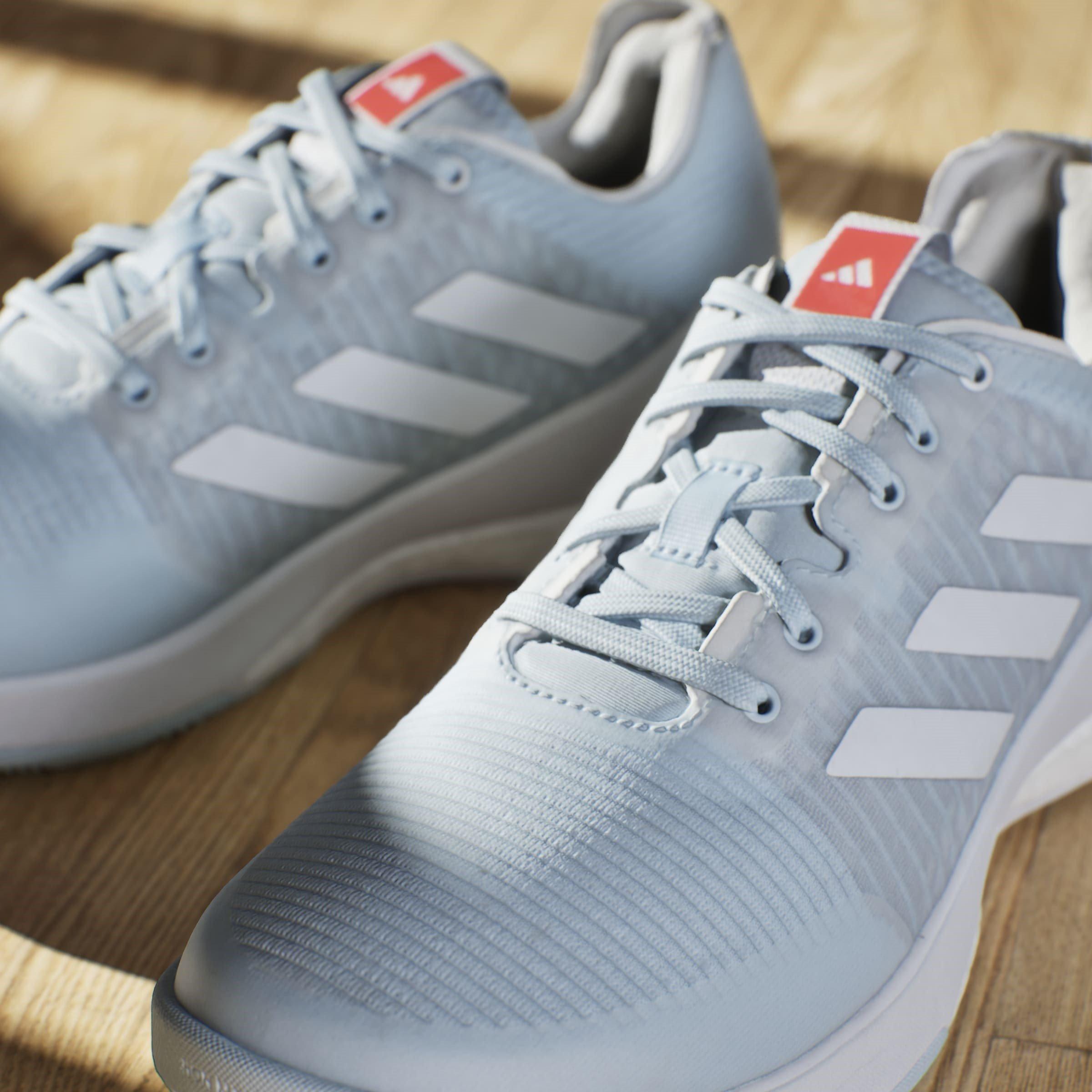 Blue/White - adidas - Crazyflight Womens Court Shoes - 16