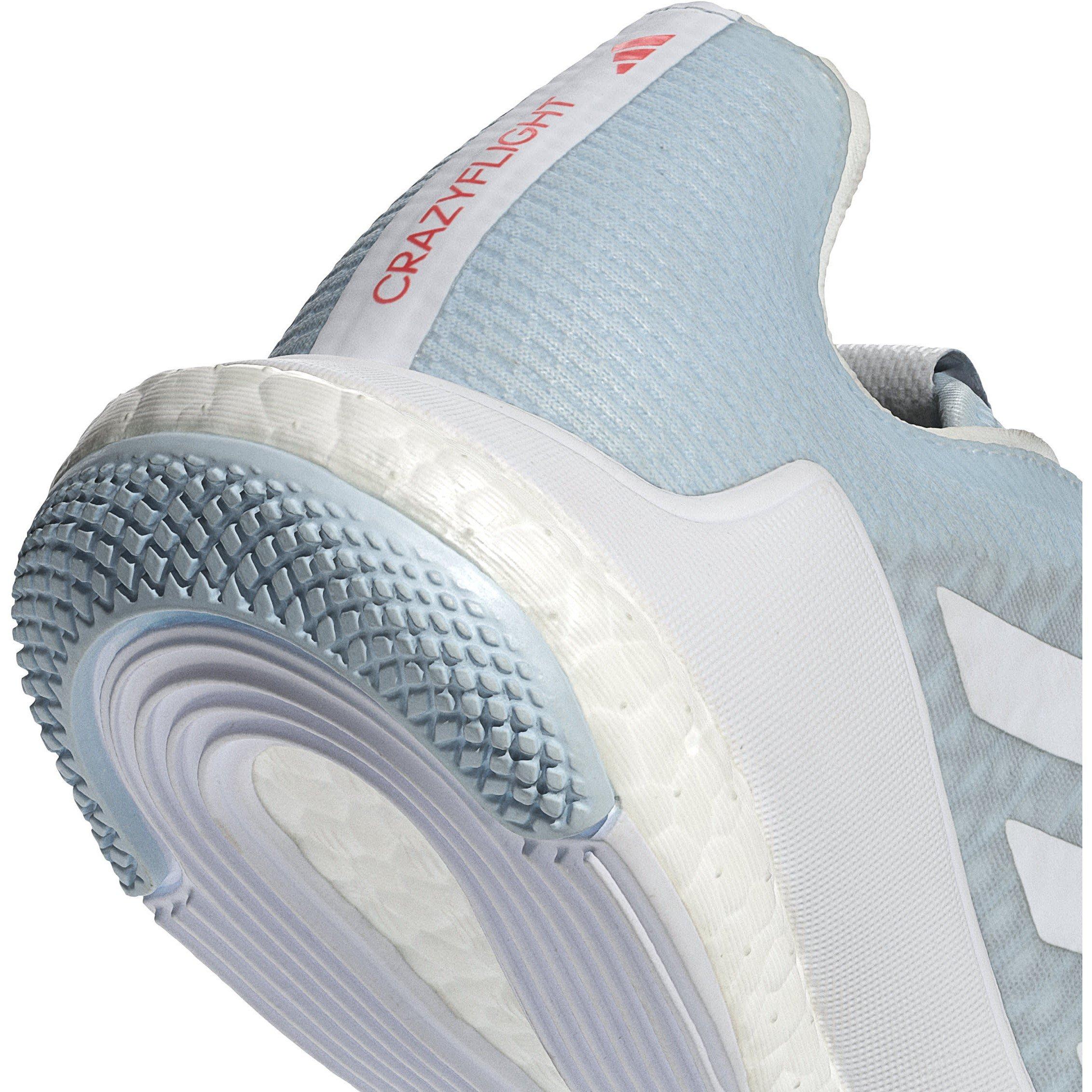 Blue/White - adidas - Crazyflight Womens Court Shoes - 8