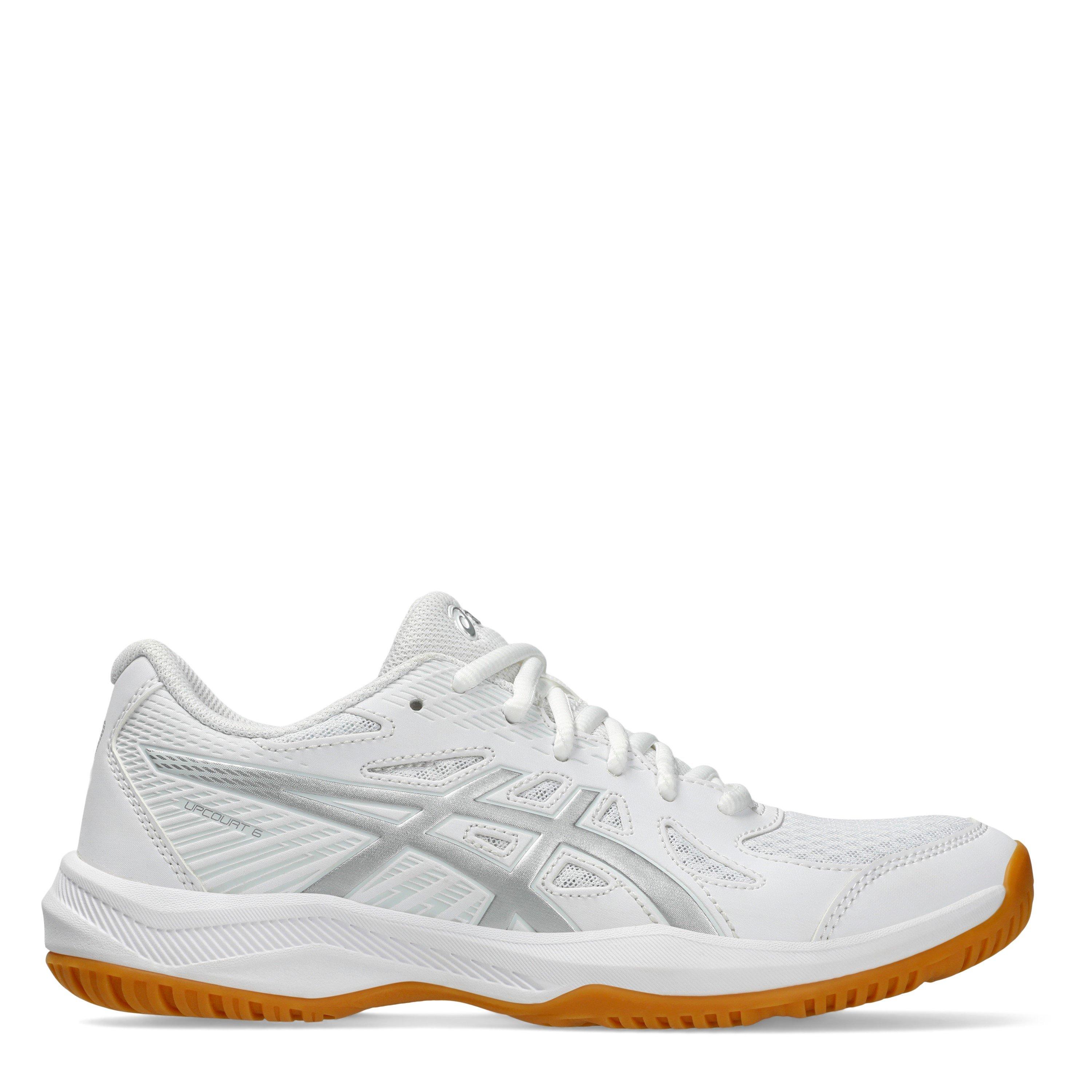 Weiß/Silber - Asics - Upcourt 6 Netball Shoes Womens - 1