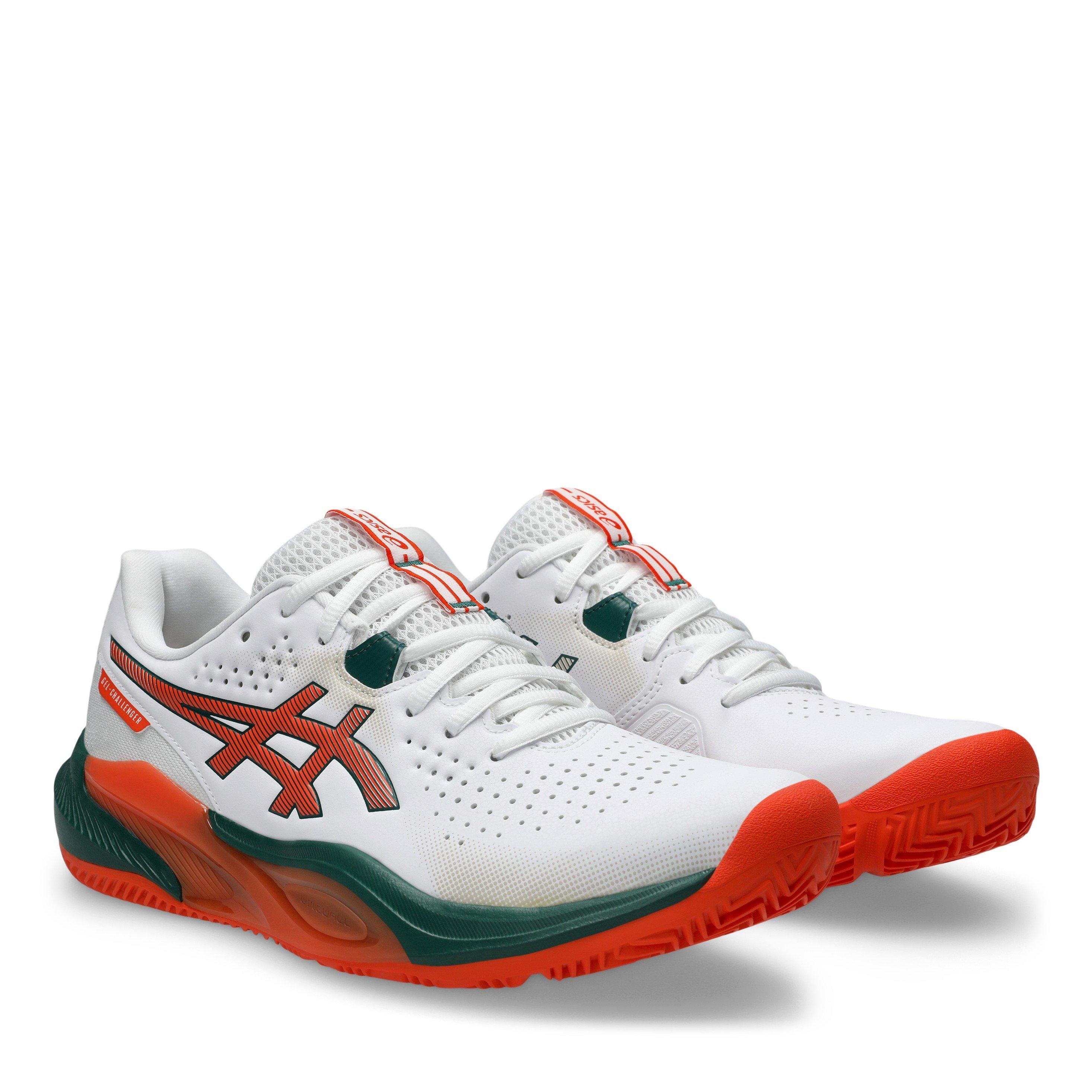 White/Oange - Asics - Asics Gel-Challenger 15 Padel Trainers Mens - 4