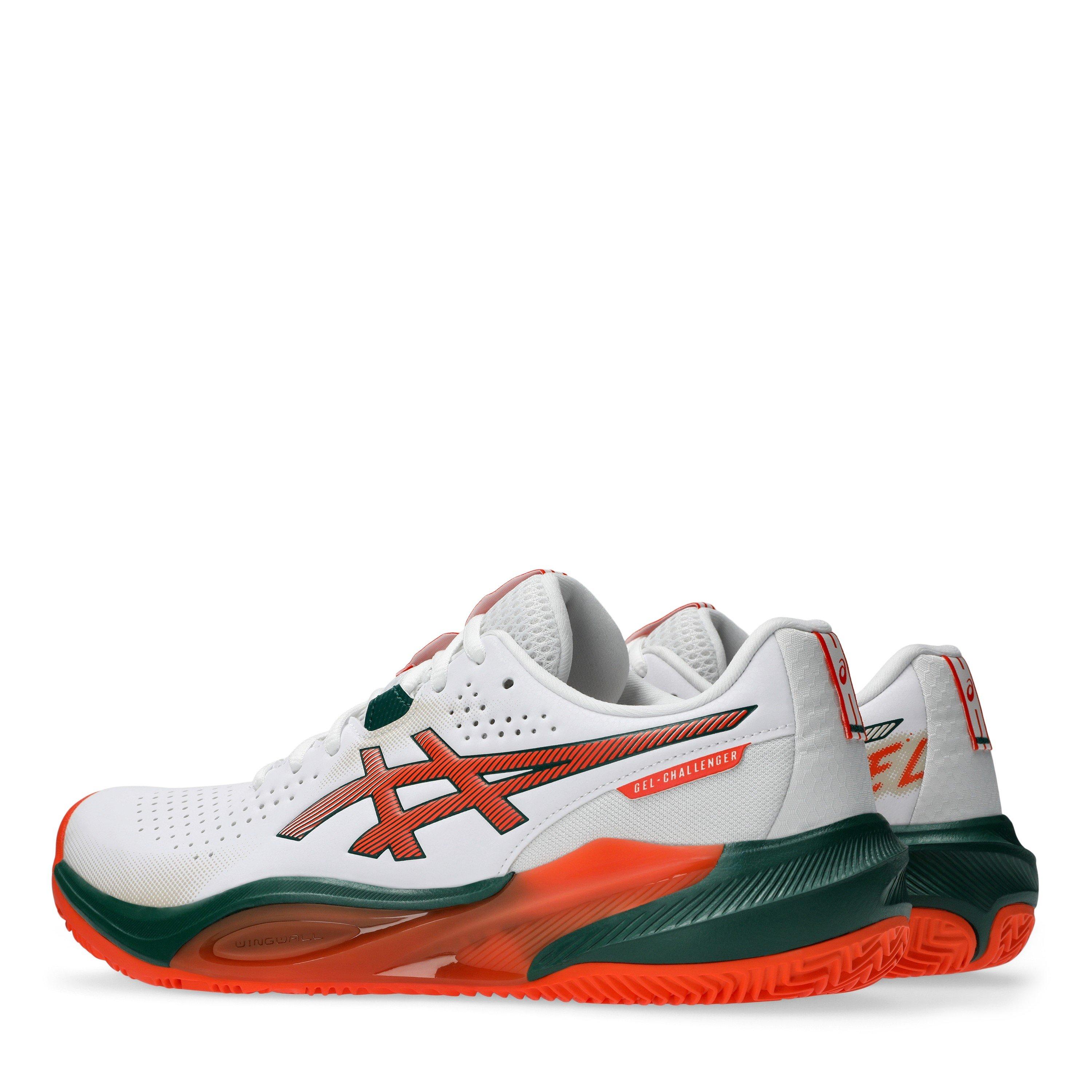White/Oange - Asics - Asics Gel-Challenger 15 Padel Trainers Mens - 5