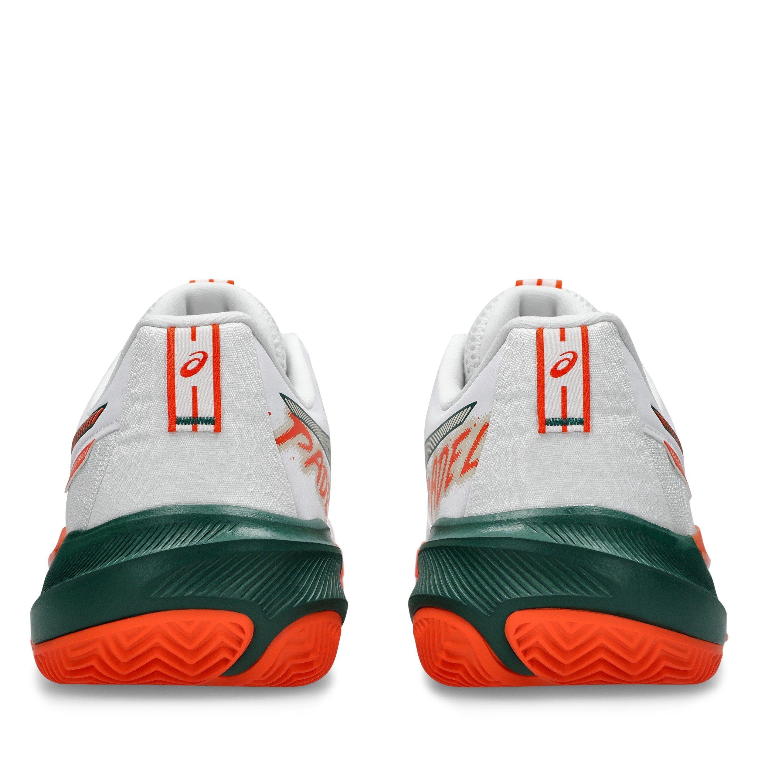 White/Oange - Asics - Asics Gel-Challenger 15 Padel Trainers Mens - 7
