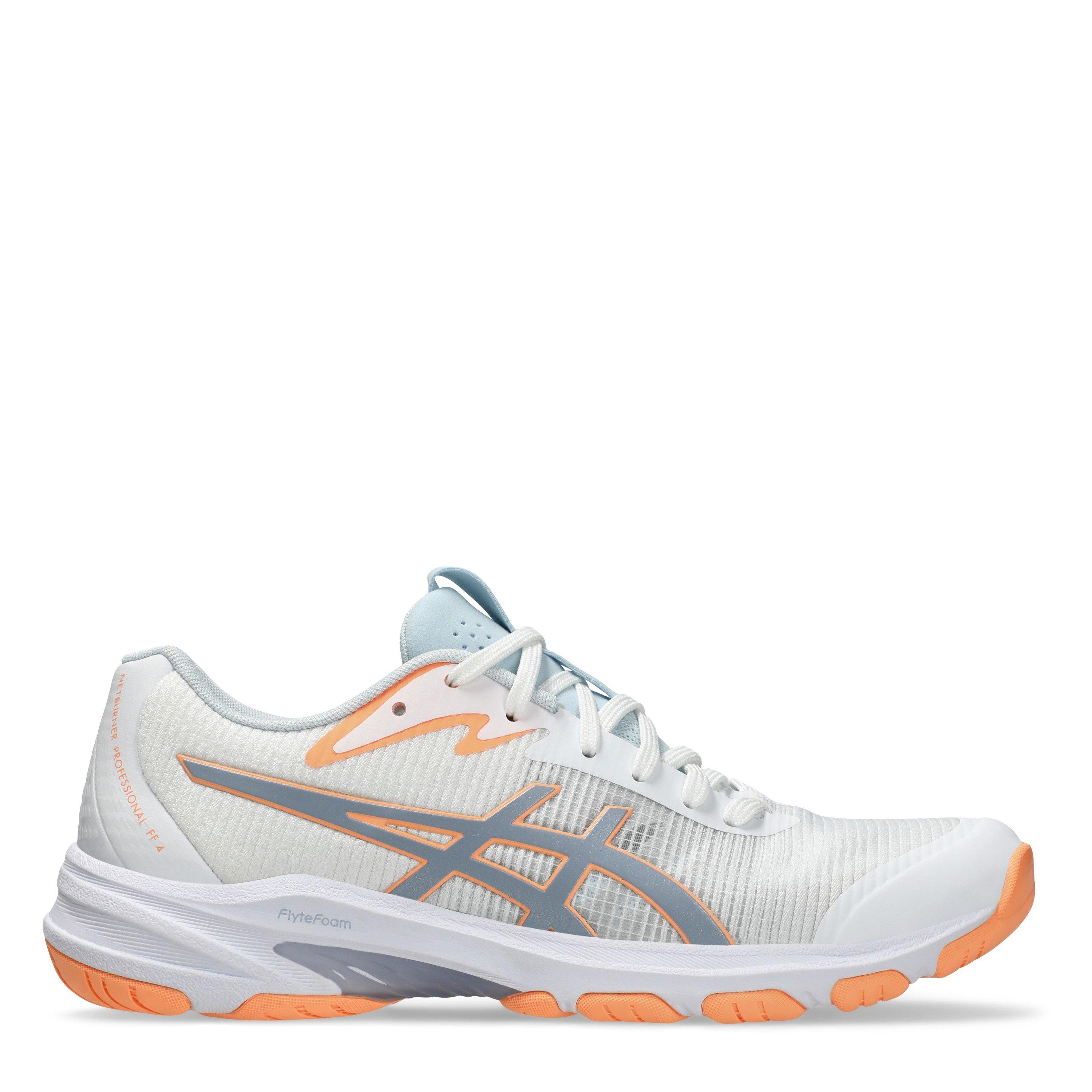 Asics gel professional 14 ff white netball trainers on sale