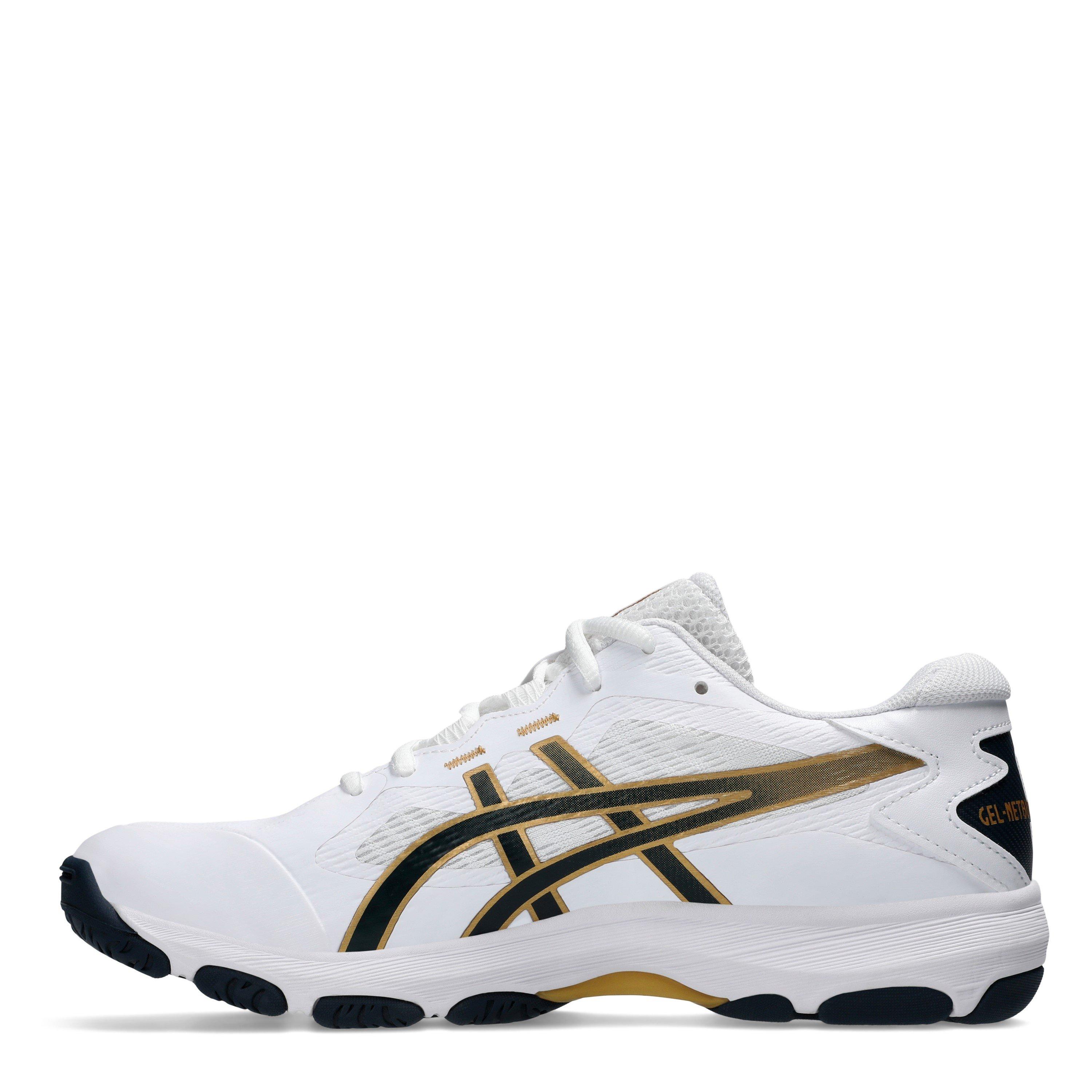 White/Blue - Asics - Netburner Academy 9 Netball Shoes - 2