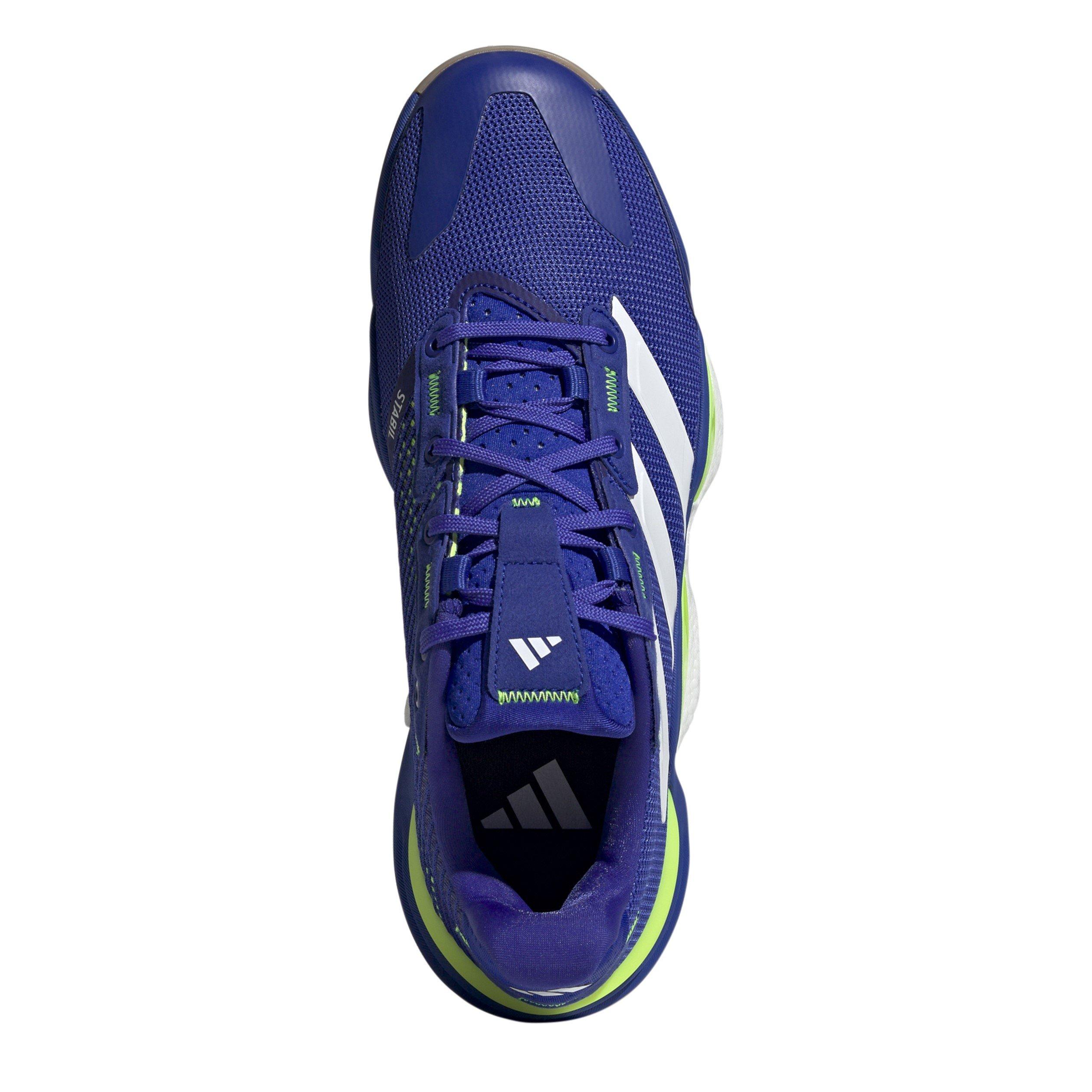 Luc Blå/Hvid - adidas - Stabil 16 Indoor Shoes Mens - 5