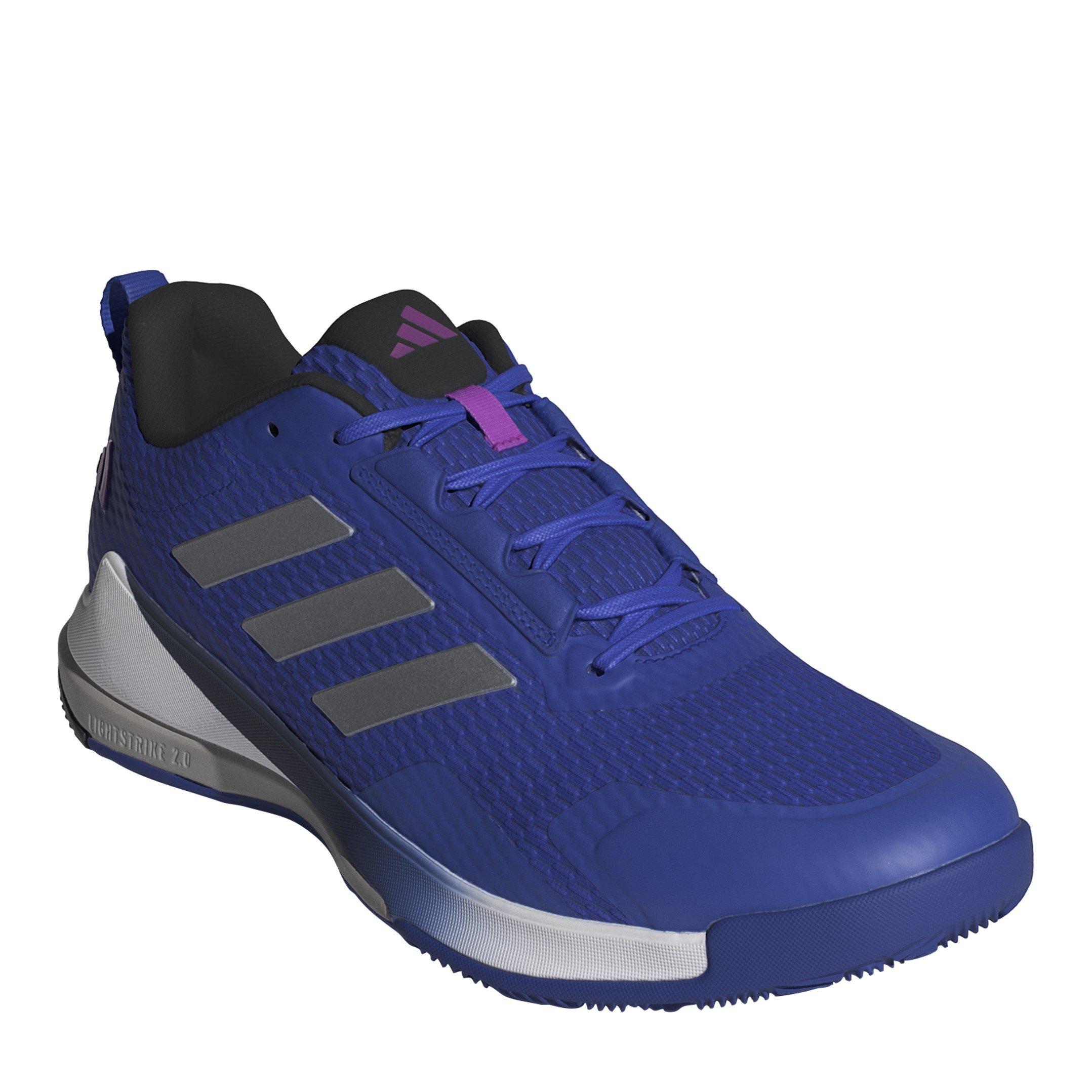 Luc Blauw/Zilver - adidas - Novaflight 2 Indoor Shoes Mens - 3
