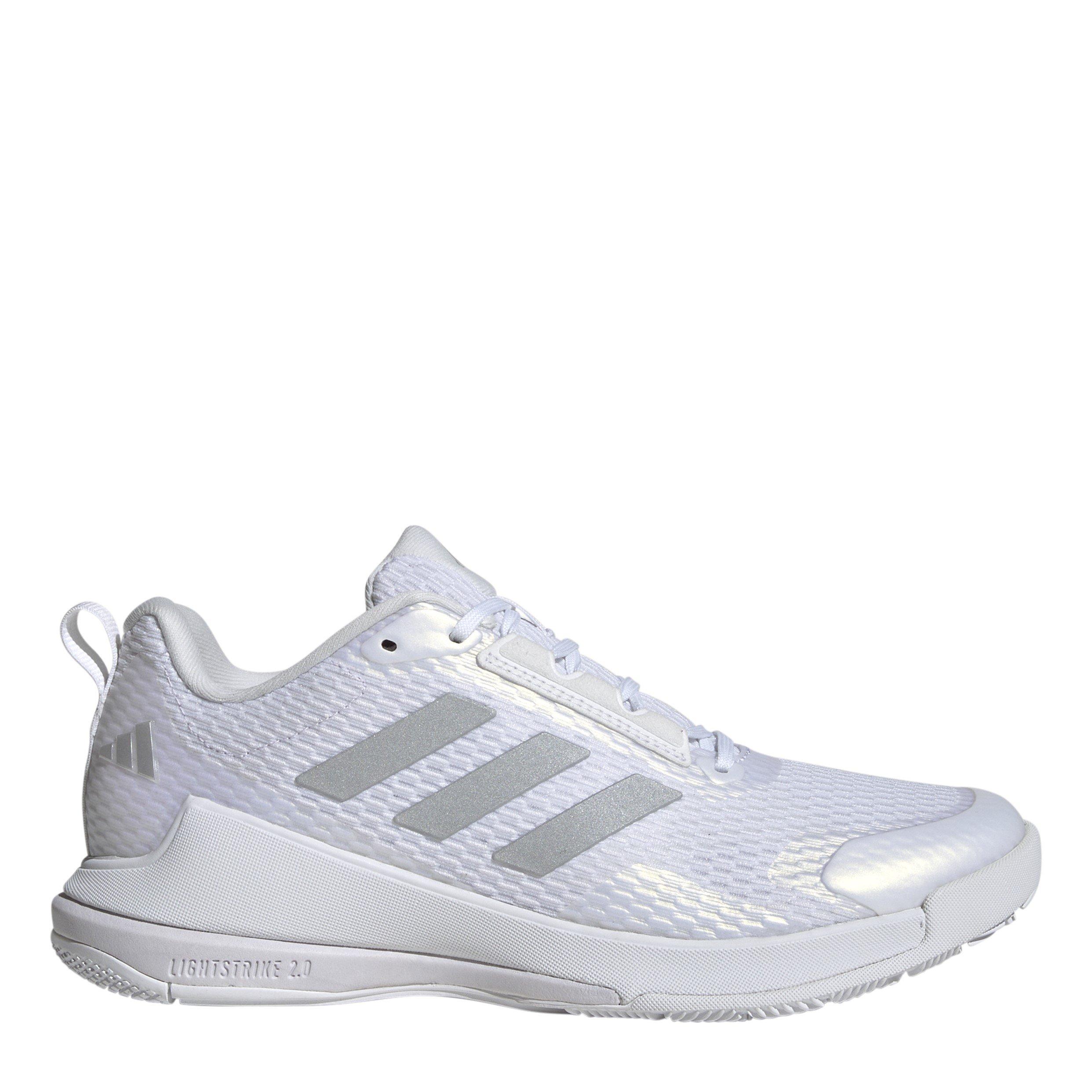 Bijelo/Srebrno - adidas - Novaflight 2 Indoor Shoes Womens - 1