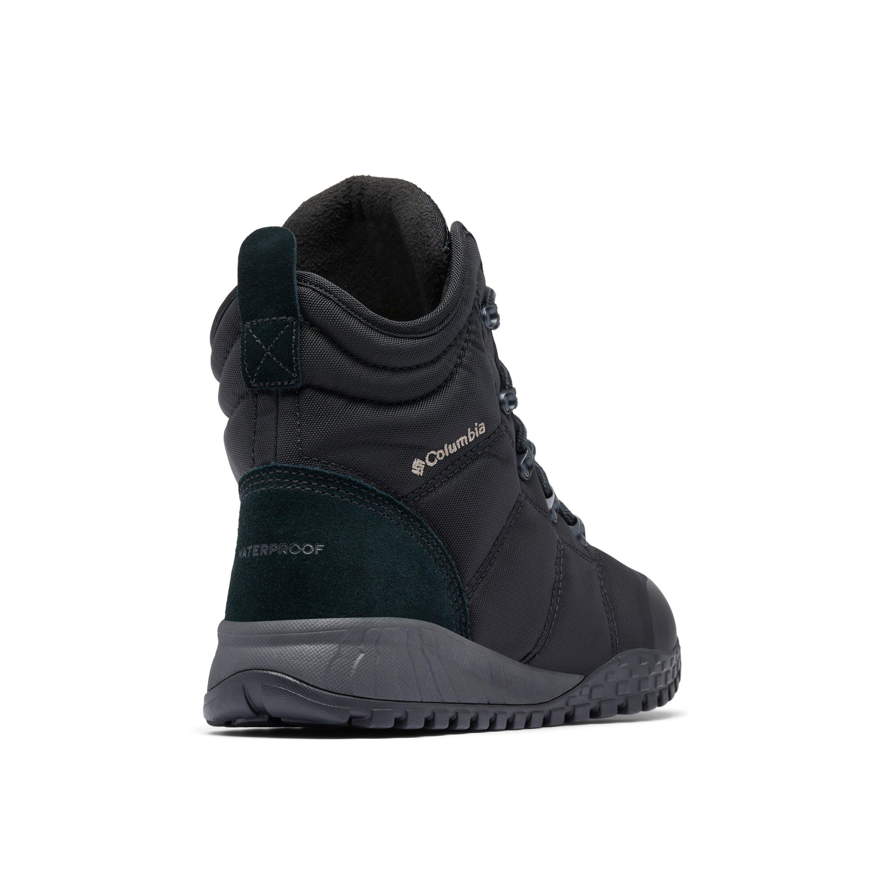 Black - Columbia - Fairbanks Waterproof Winter Boots Mens - 4