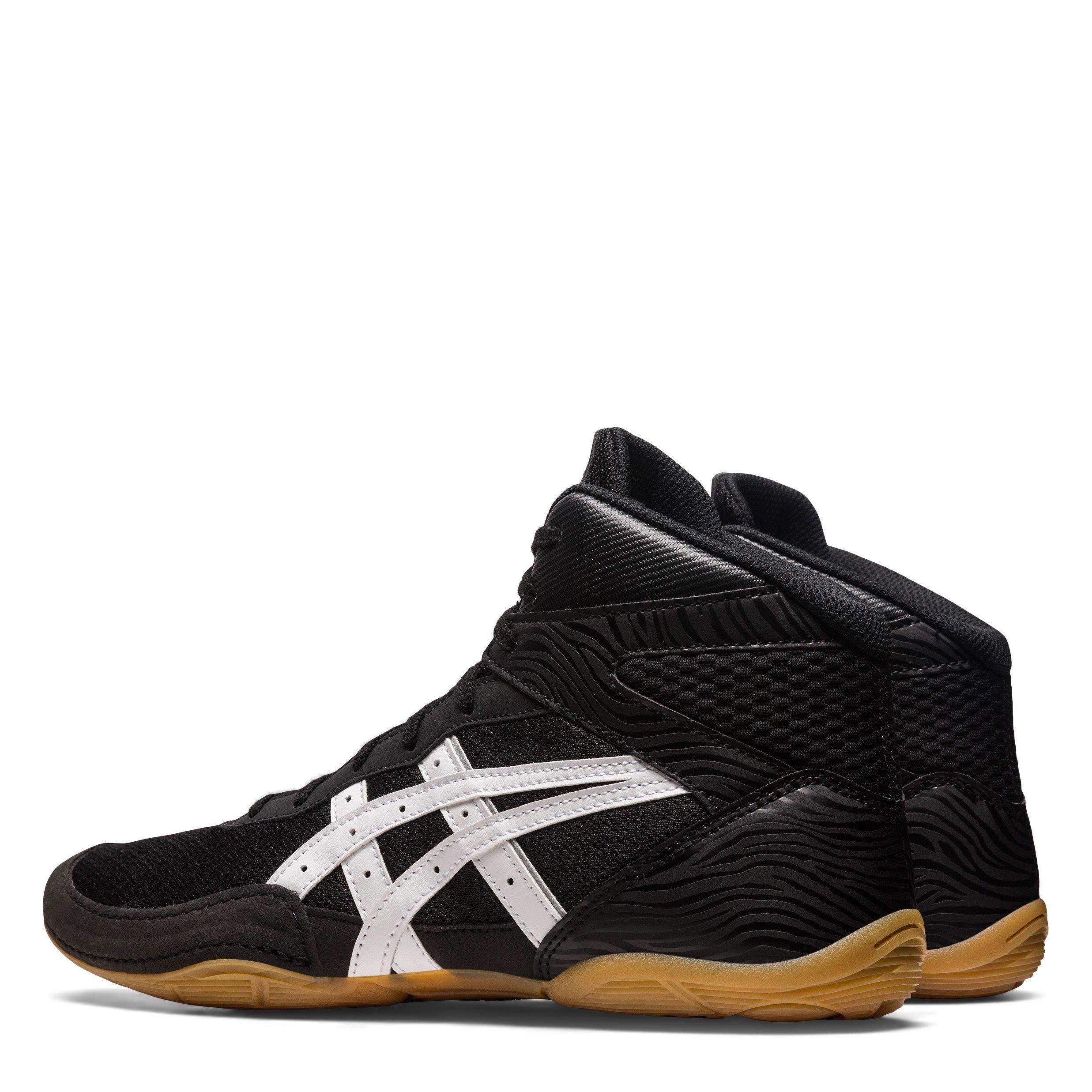 Black/White - Asics - Unisex Adults Matflex Wrestling Shoes - 5