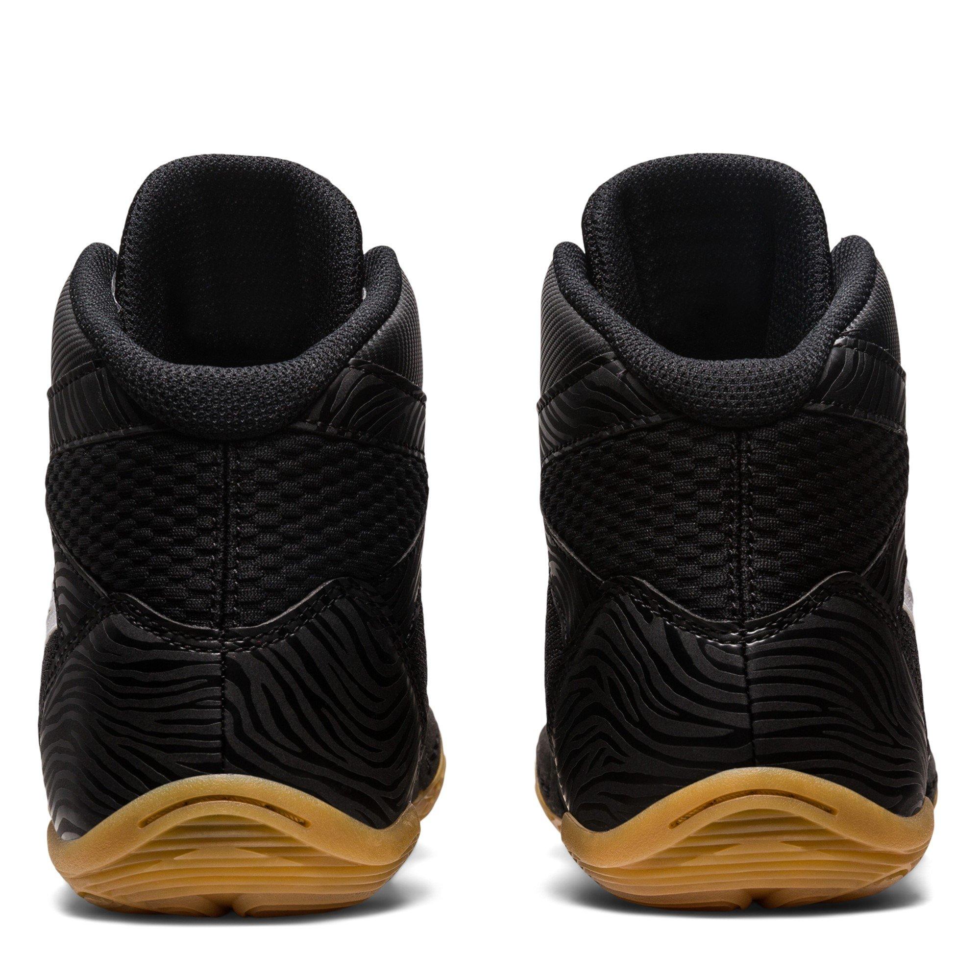 Black/White - Asics - Unisex Adults Matflex Wrestling Shoes - 7