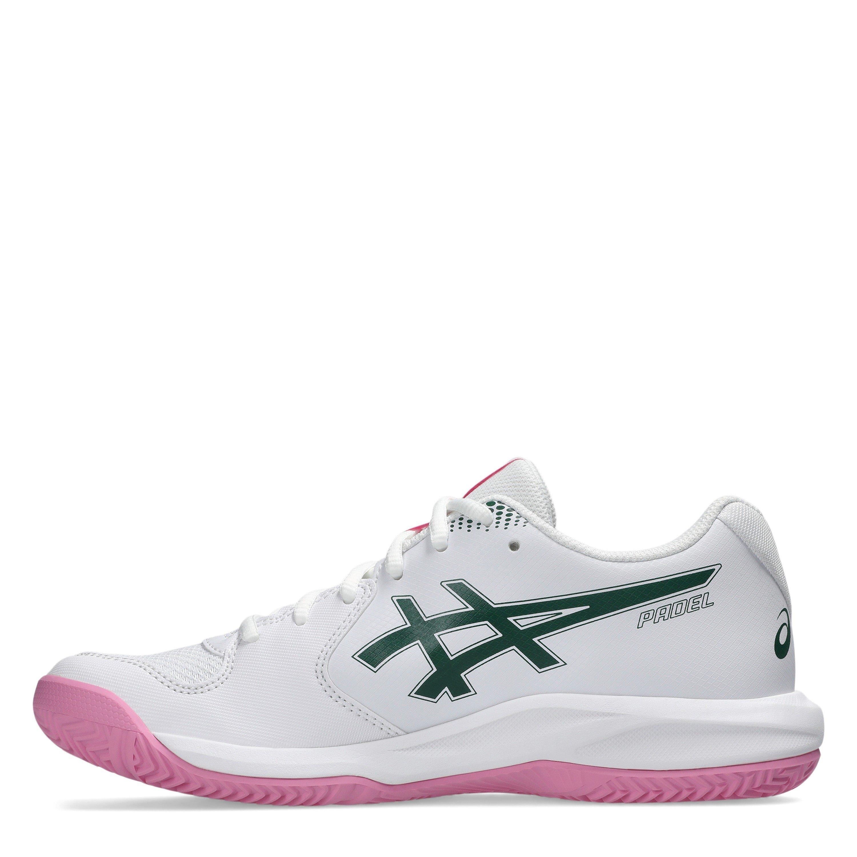 White/Jewel Grn - Asics - Women's Dedi Padel Trainers - 2