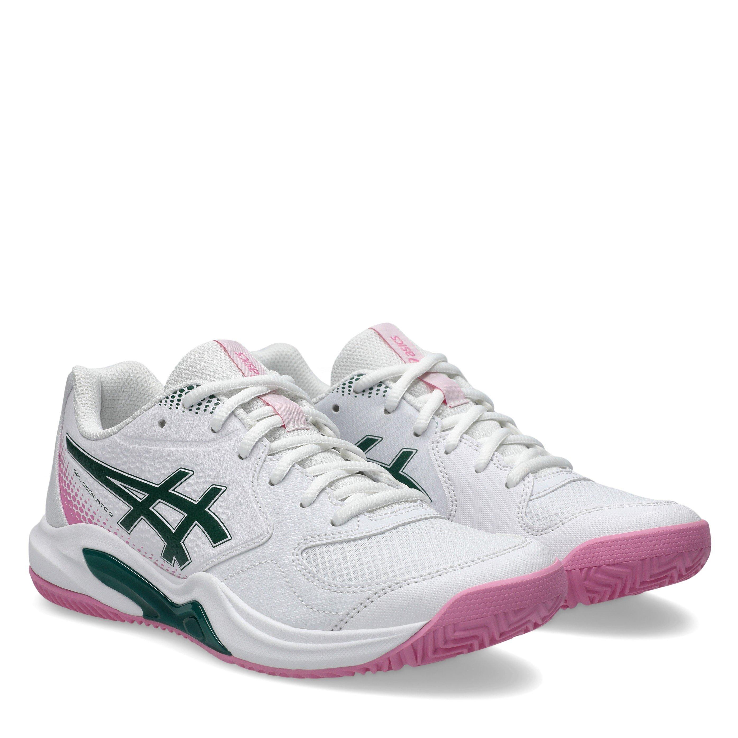 White/Jewel Grn - Asics - Women's Dedi Padel Trainers - 4