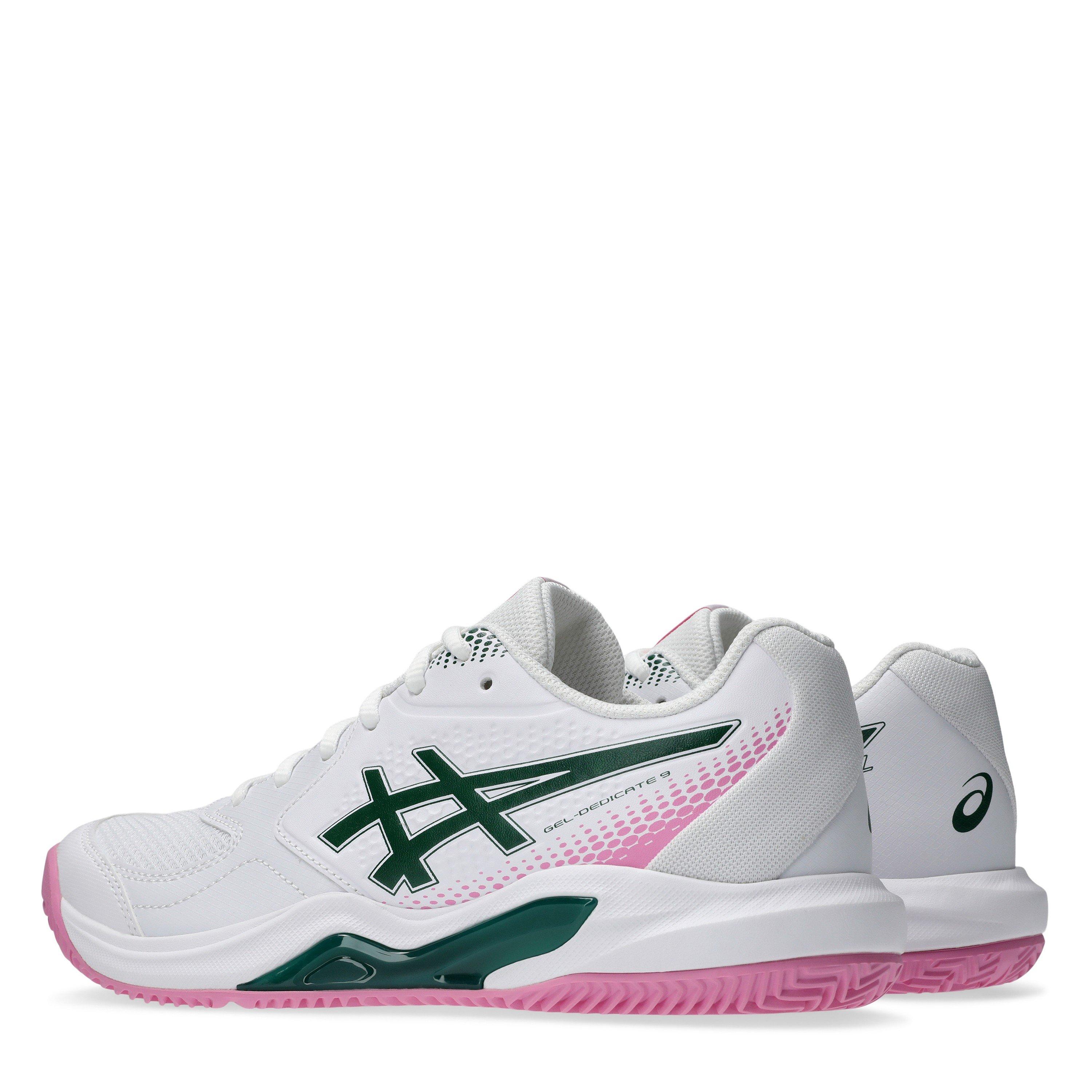 White/Jewel Grn - Asics - Women's Dedi Padel Trainers - 5